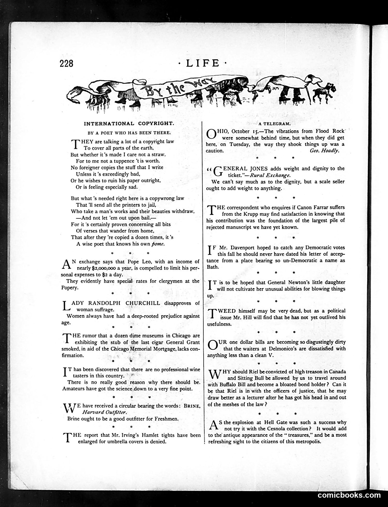 Life — October 22, 1885 — page 4: Life, 1885-10-22