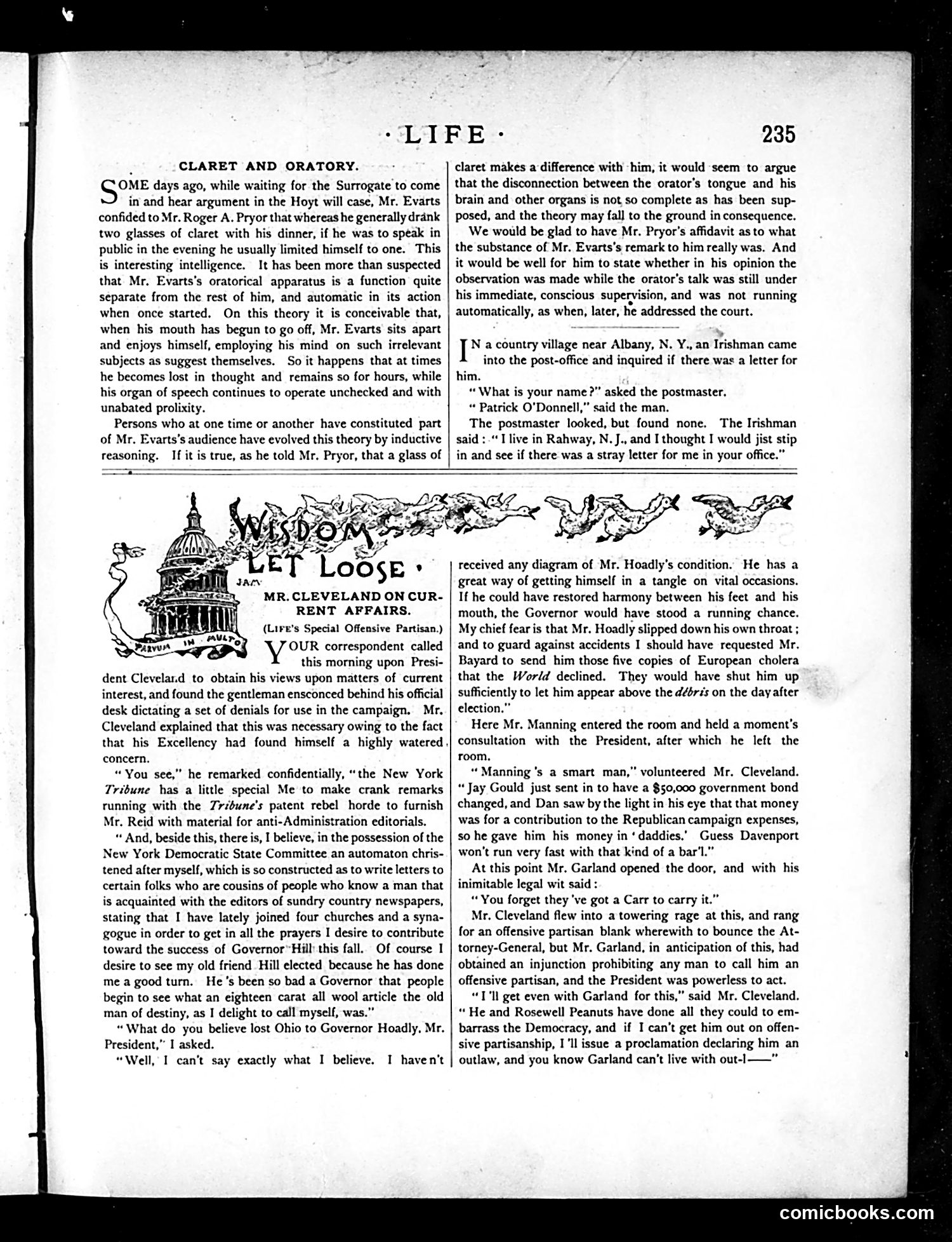 Life — October 22, 1885 — page 11: Life, 1885-10-22