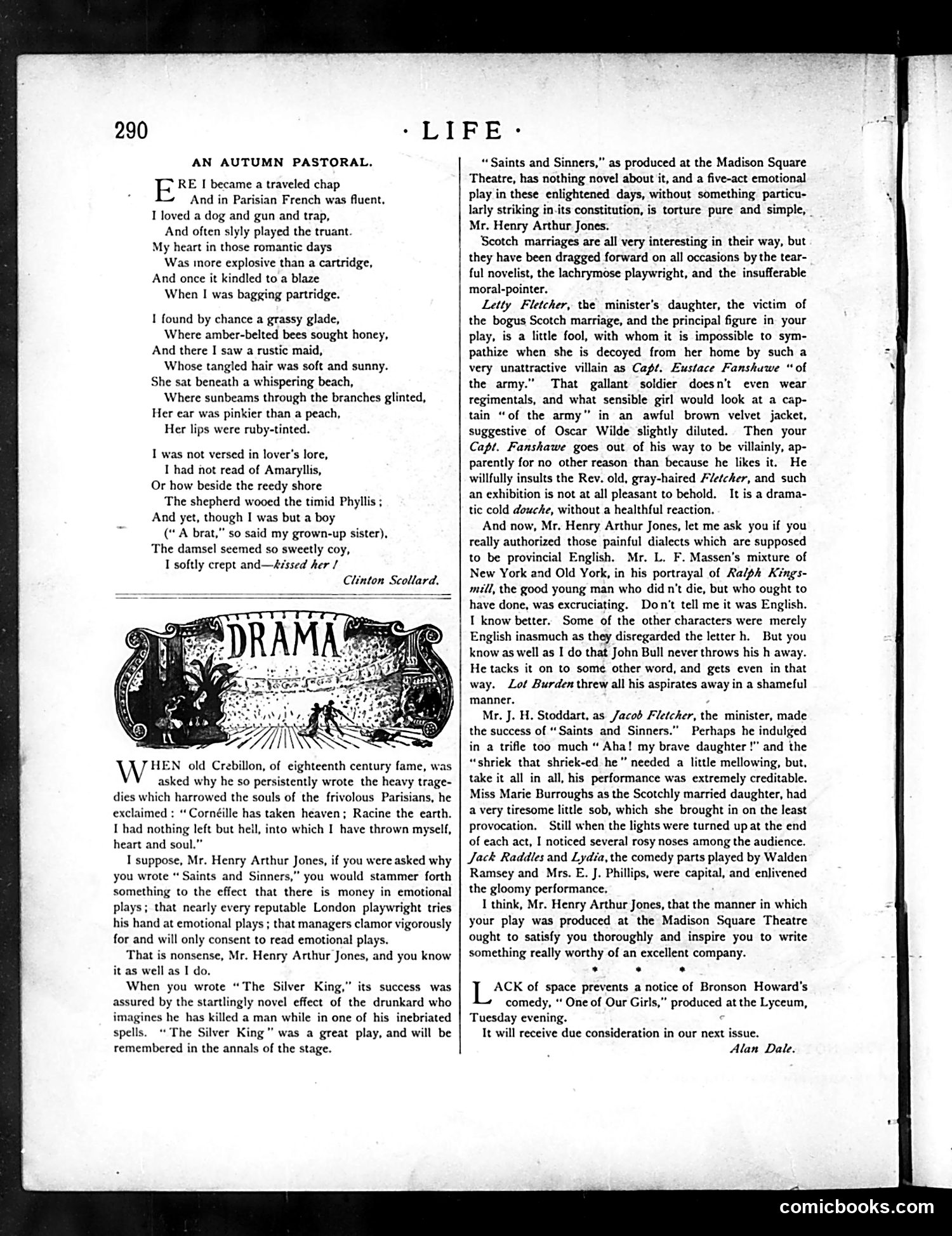 Life — November 19, 1885 — page 10: Life, 1885-11-19