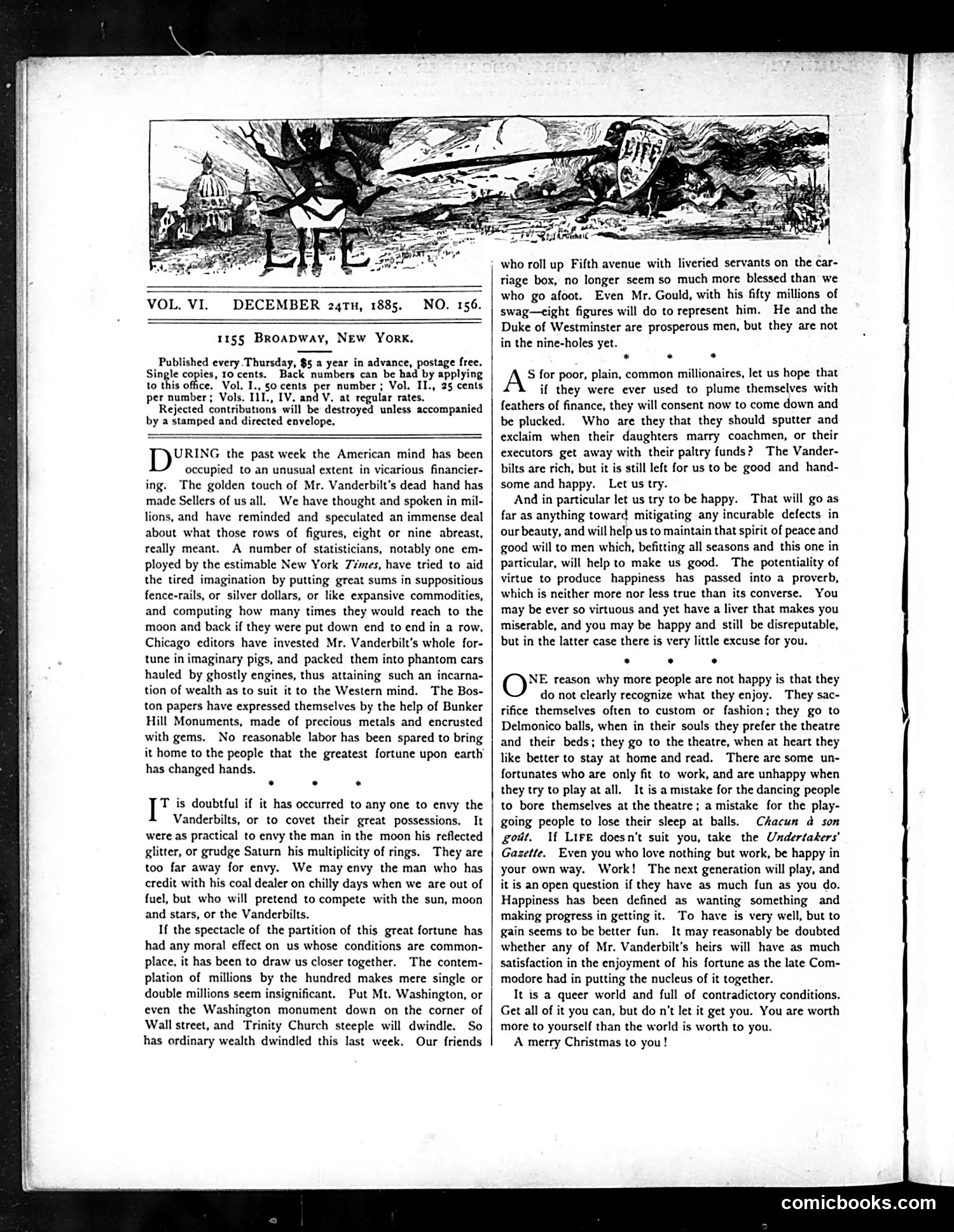 Life — December 24, 1885 — page 2: Life, 1885-12-24