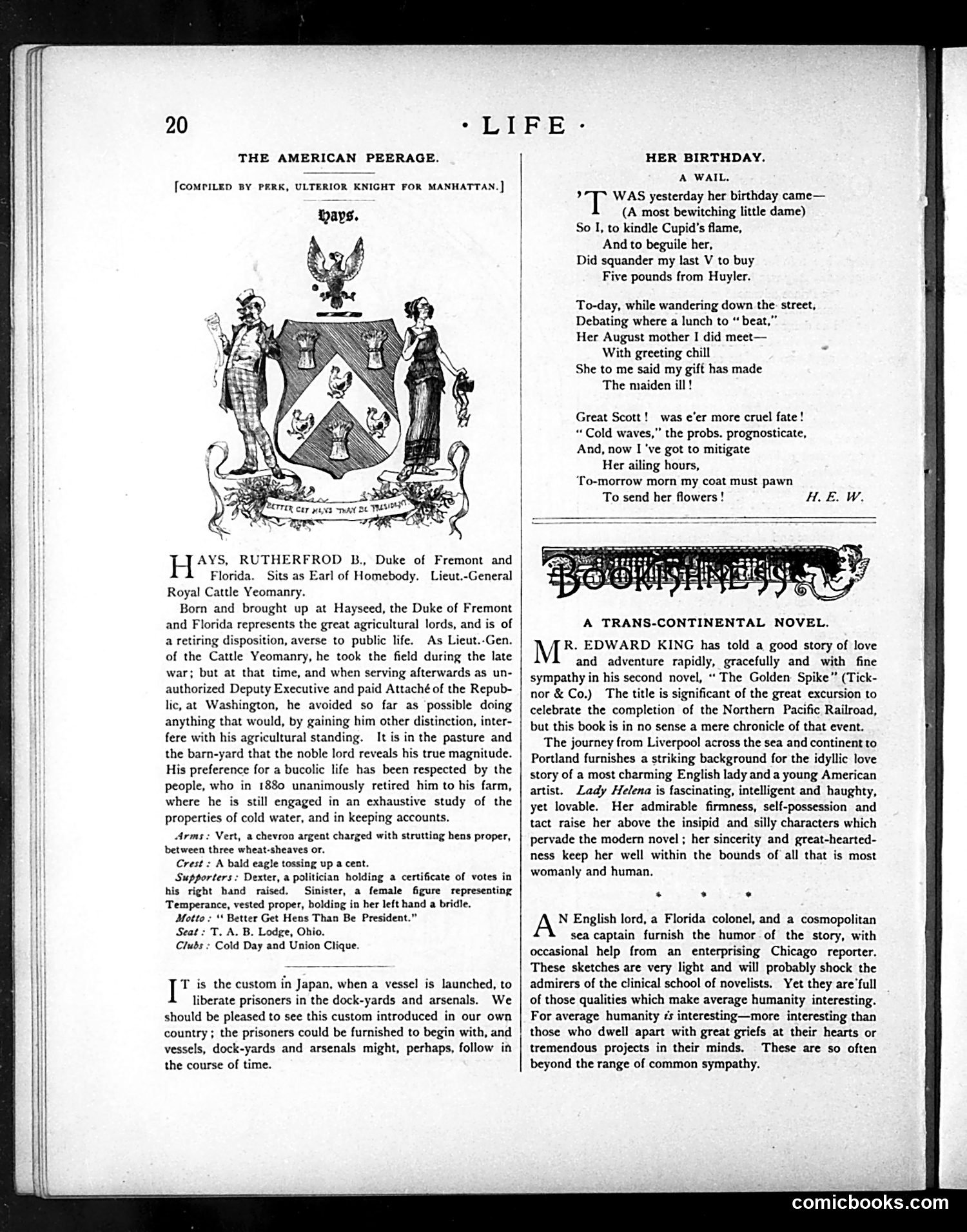 Life — January 7, 1886 — page 6: Life, 1886-01-07