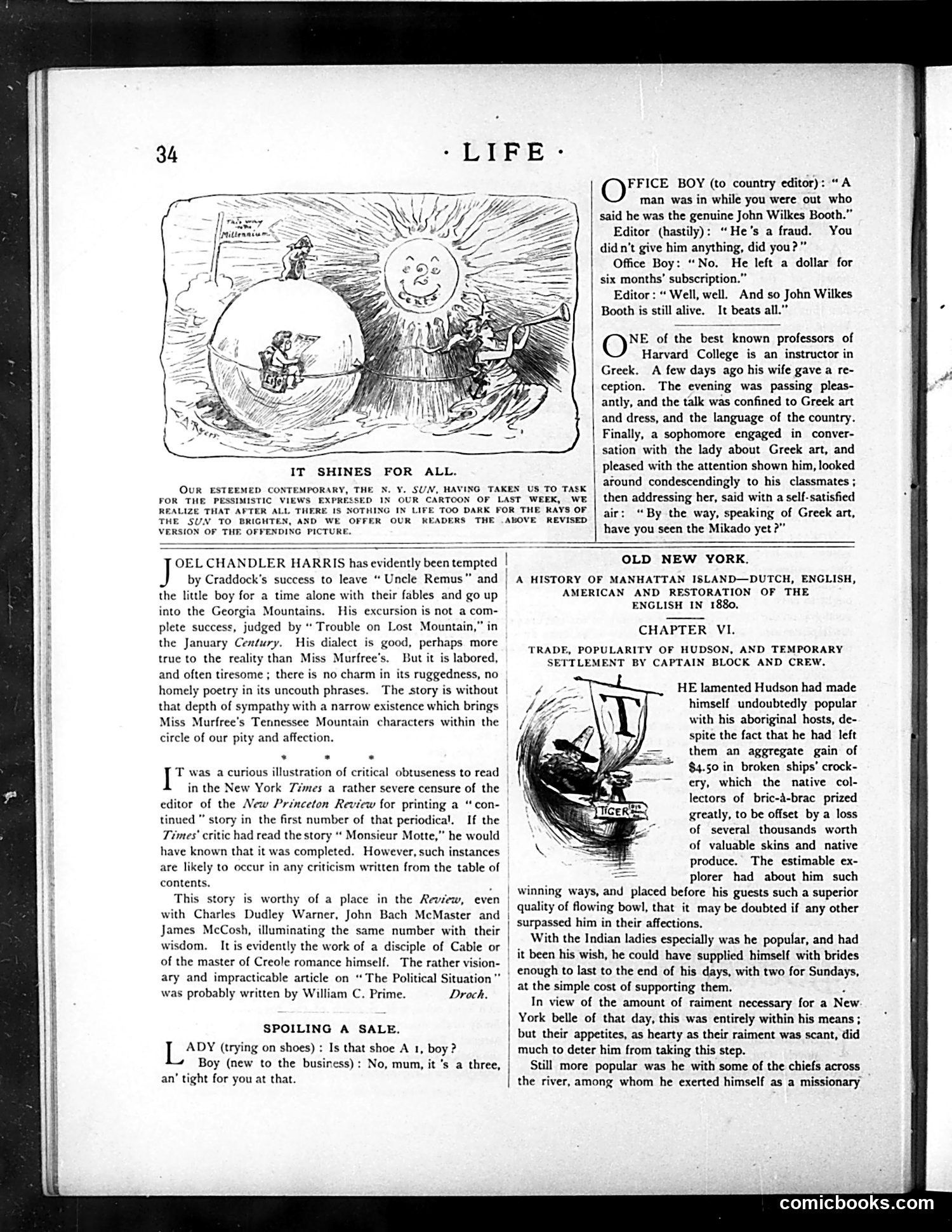 Life — January 14, 1886 — page 6: Life, 1886-01-14