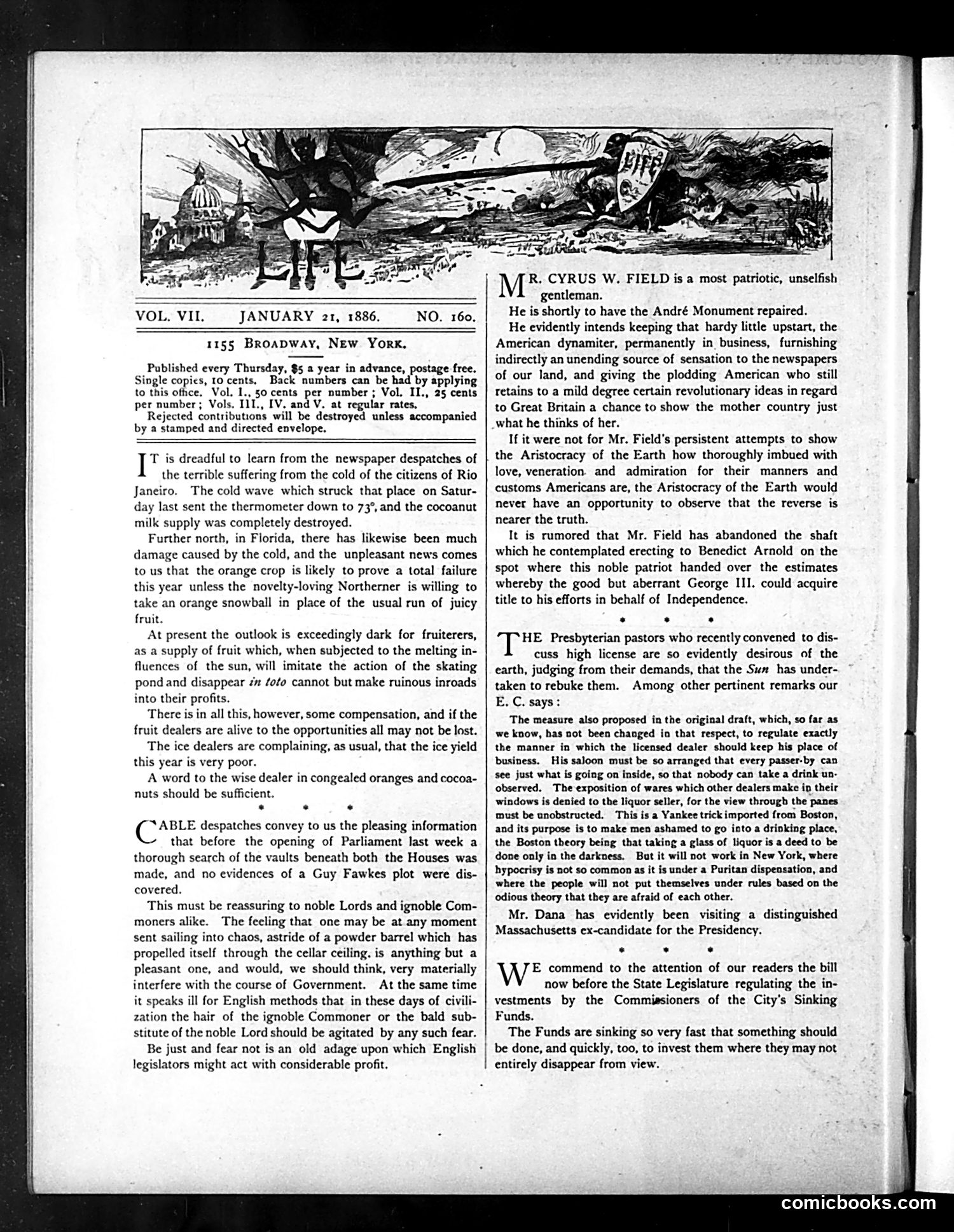 Life — January 21, 1886 — page 2: Life, 1886-01-21