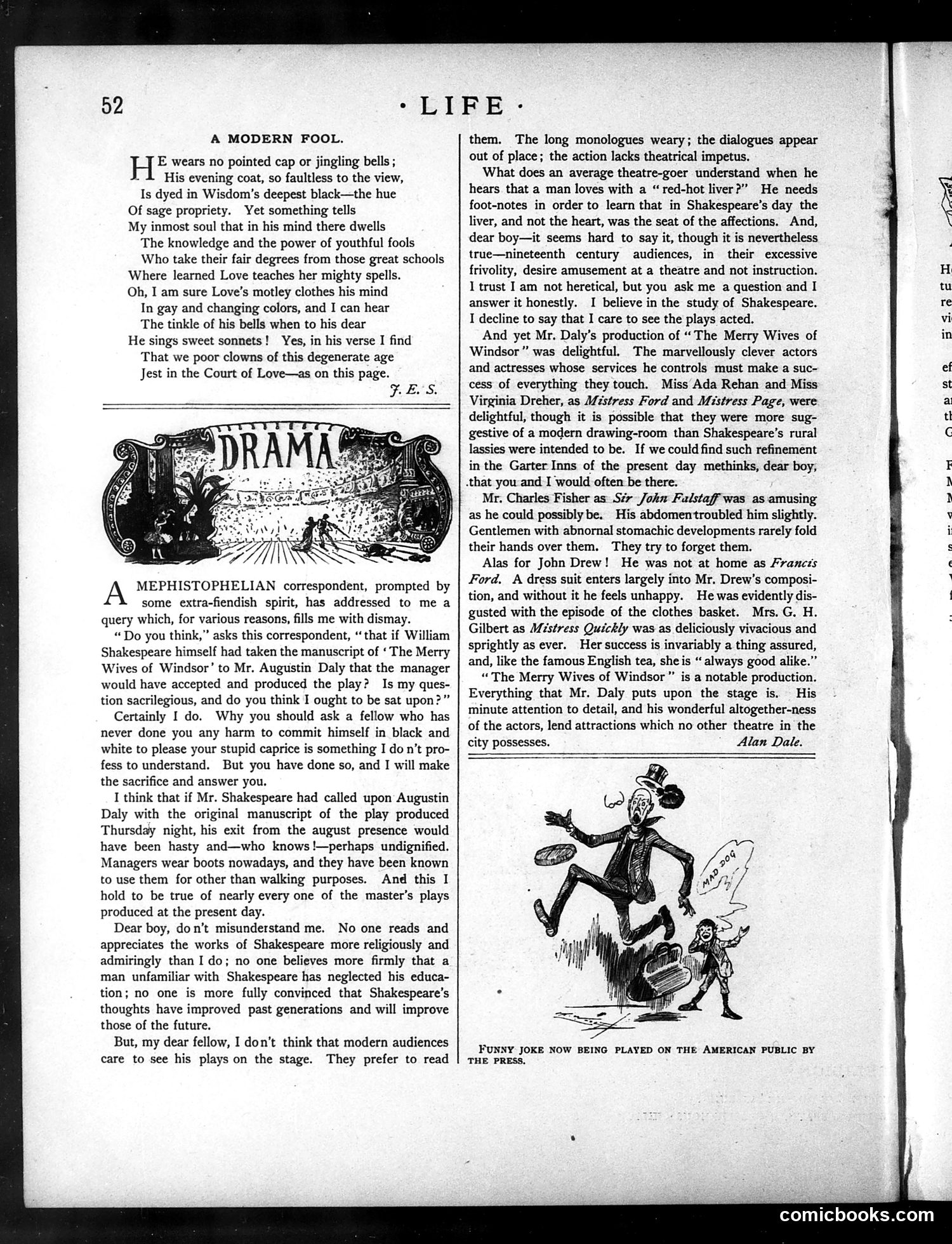 Life — January 21, 1886 — page 10: Life, 1886-01-21