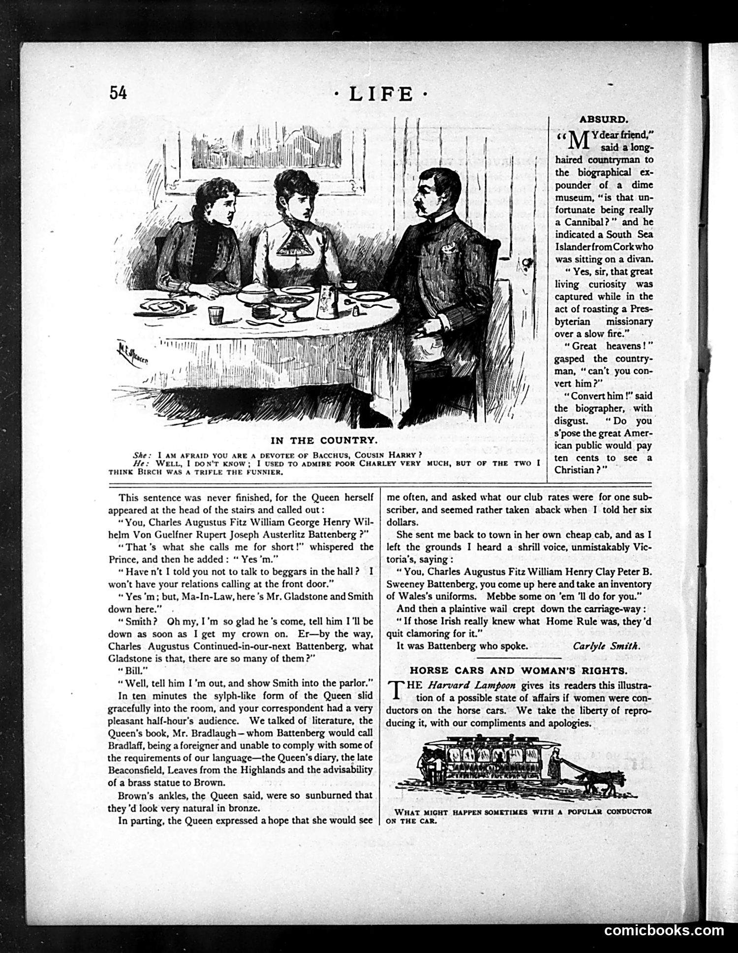 Life — January 21, 1886 — page 12: Life, 1886-01-21