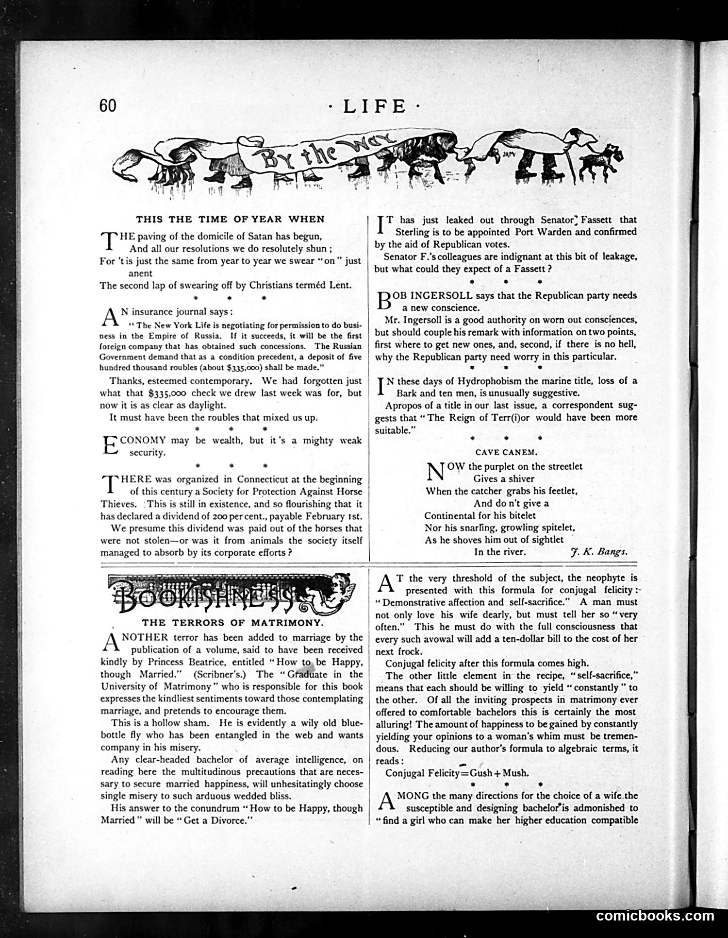 Life — January 28, 1886 — page 4: Life, 1886-01-28