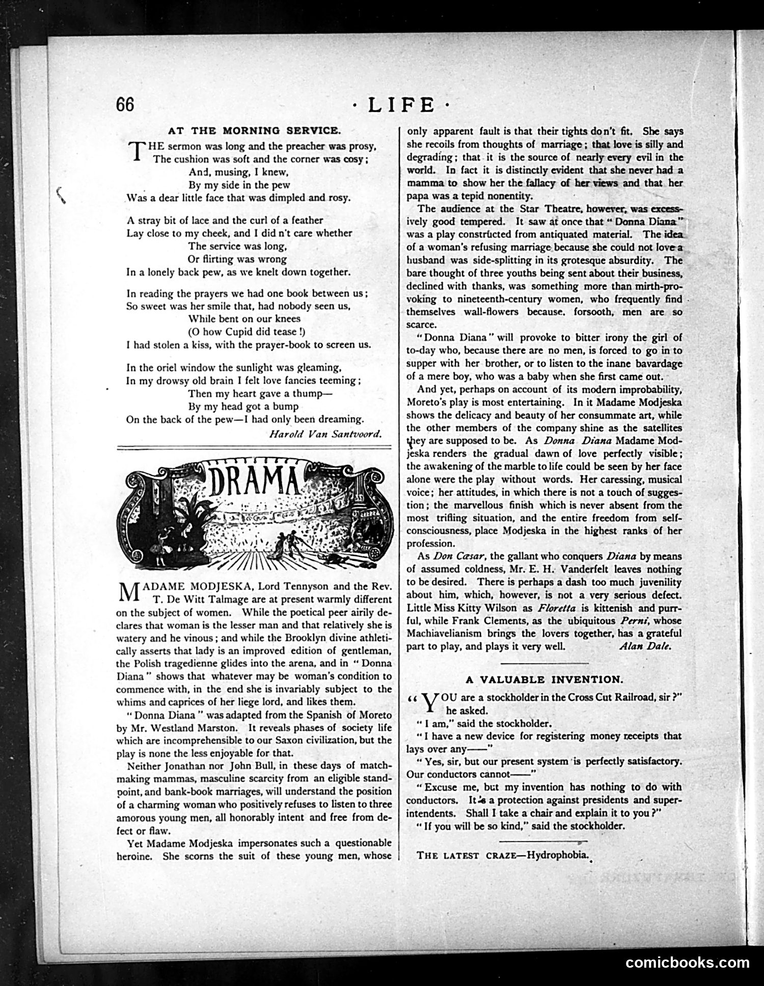 Life — January 28, 1886 — page 10: Life, 1886-01-28