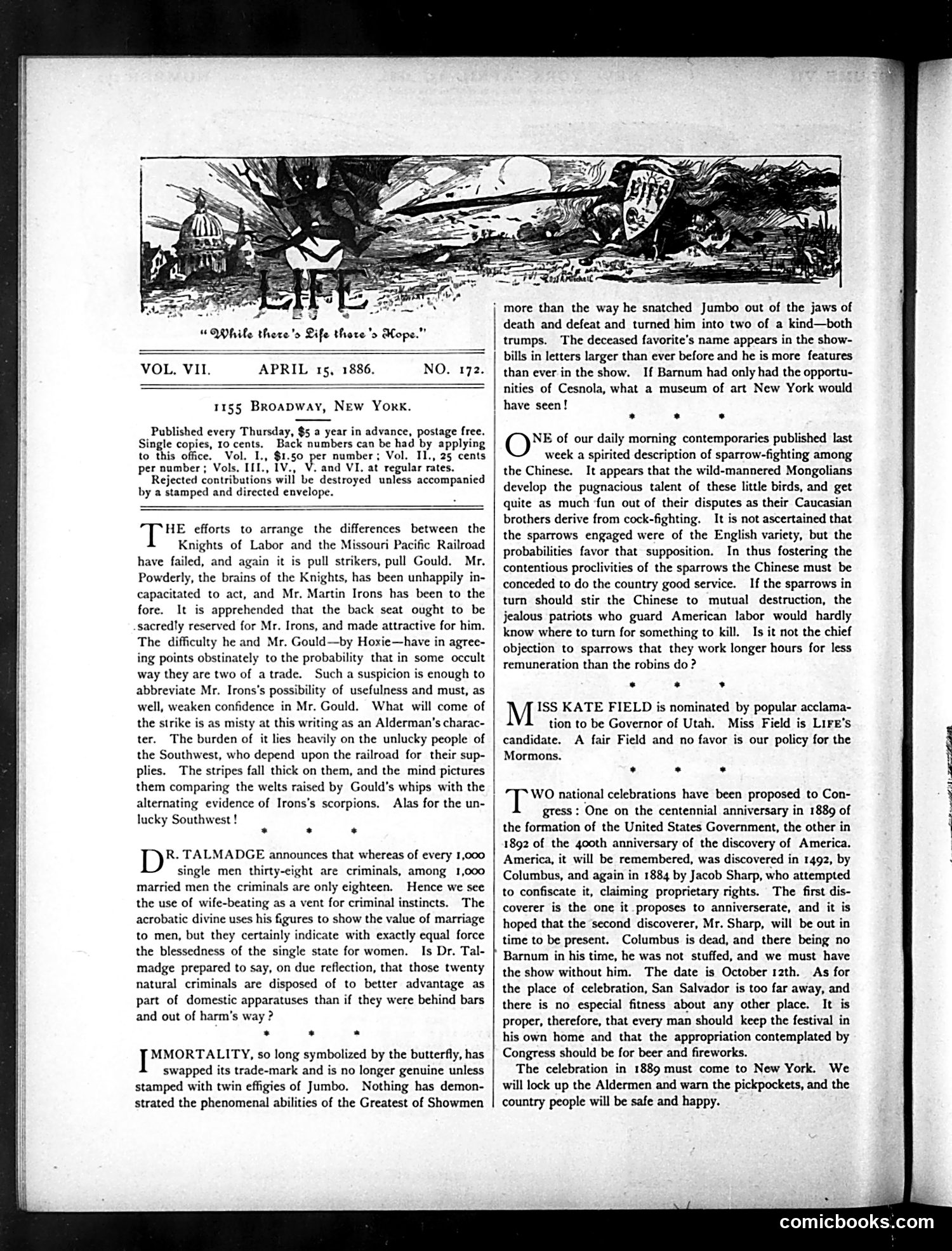Life — April 15, 1886 — page 2: Life, 1886-04-15