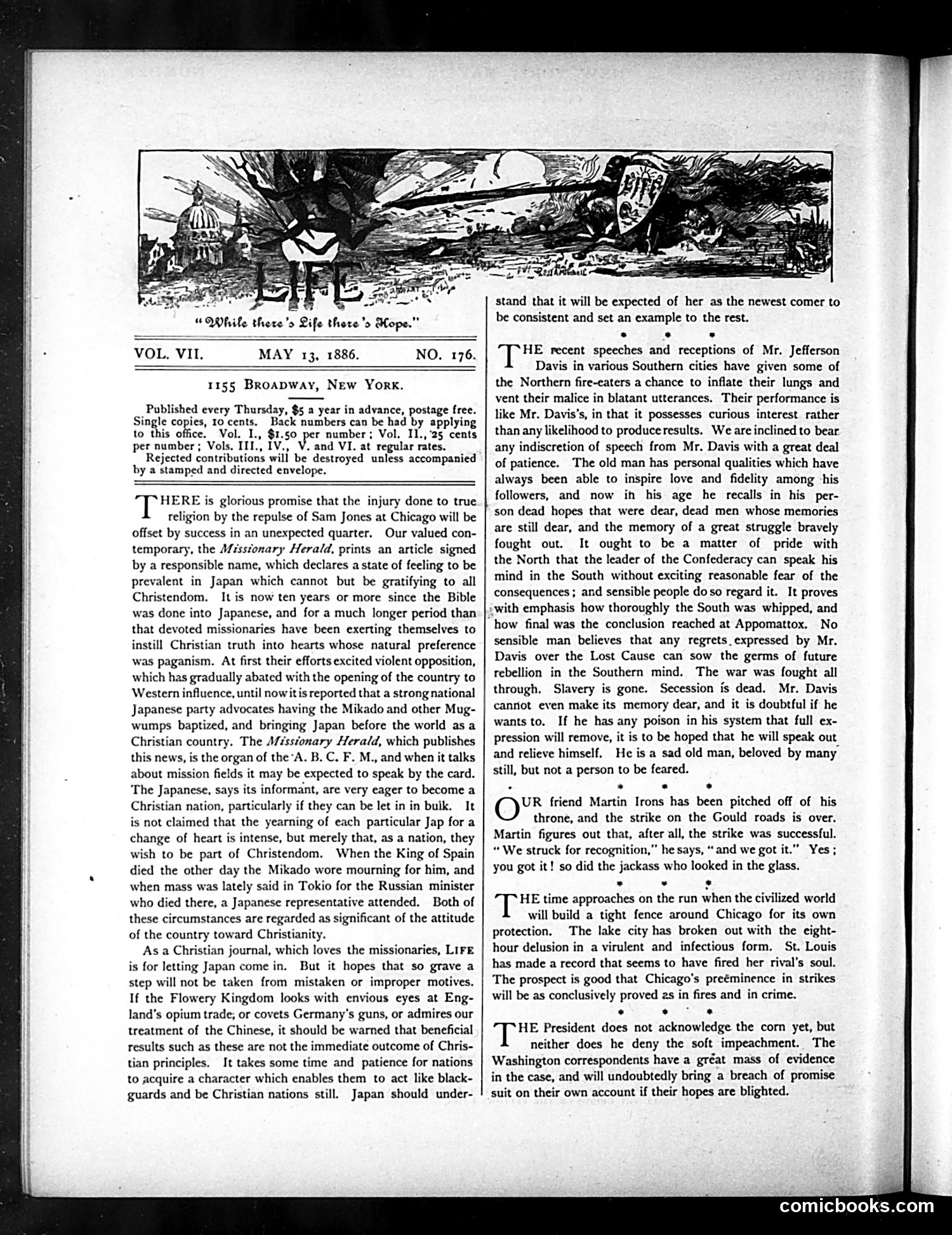 Life — May 13, 1886 — page 2: Life, 1886-05-13
