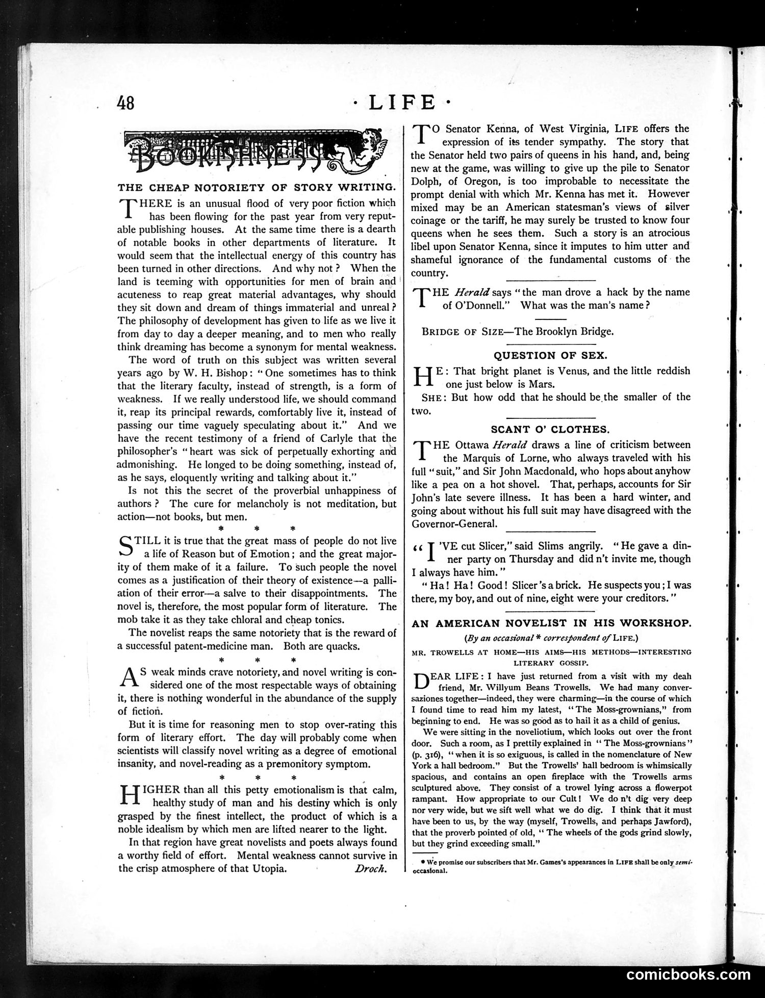 Life — July 22, 1886 — page 6: Life, 1886-07-22