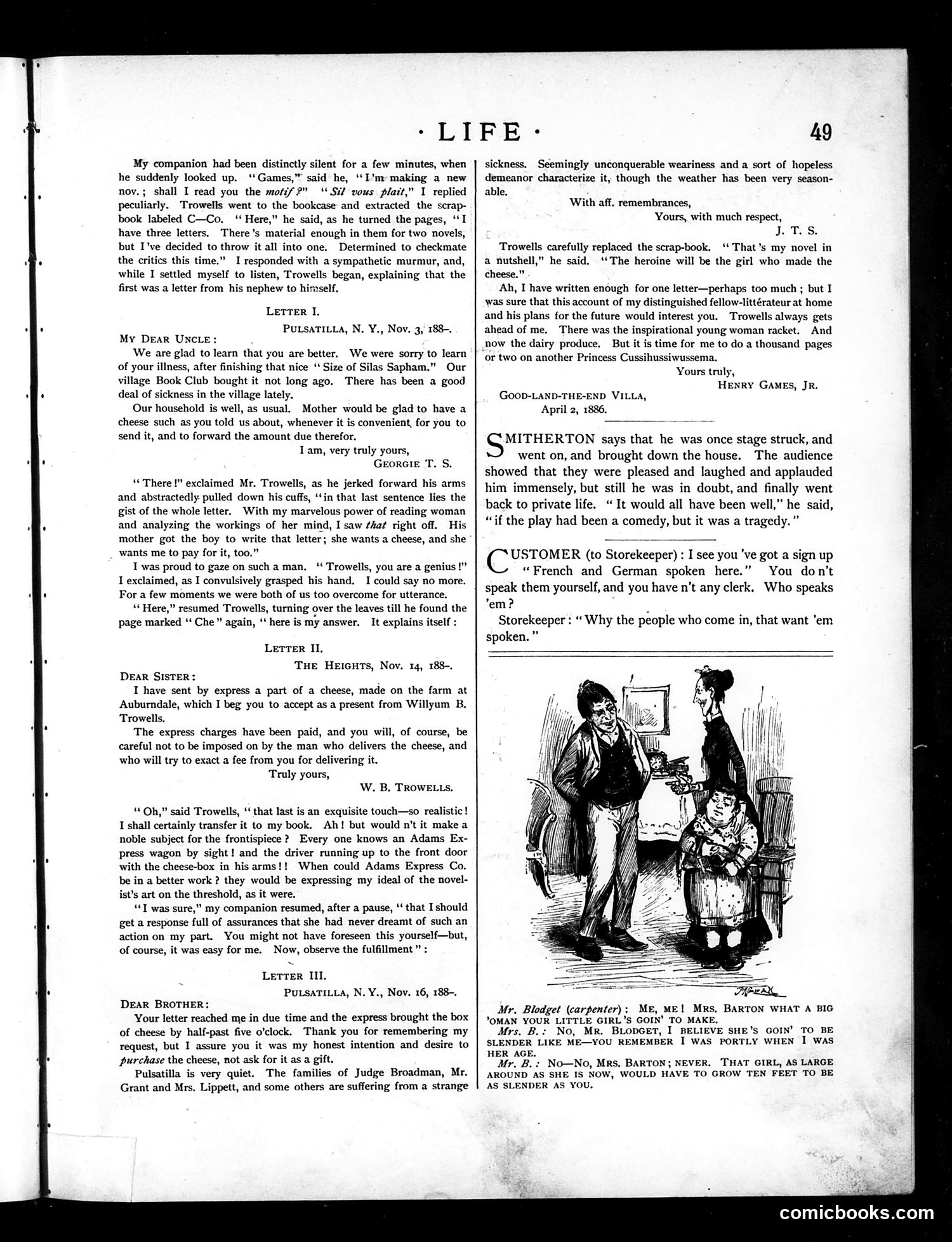 Life — July 22, 1886 — page 7: Life, 1886-07-22