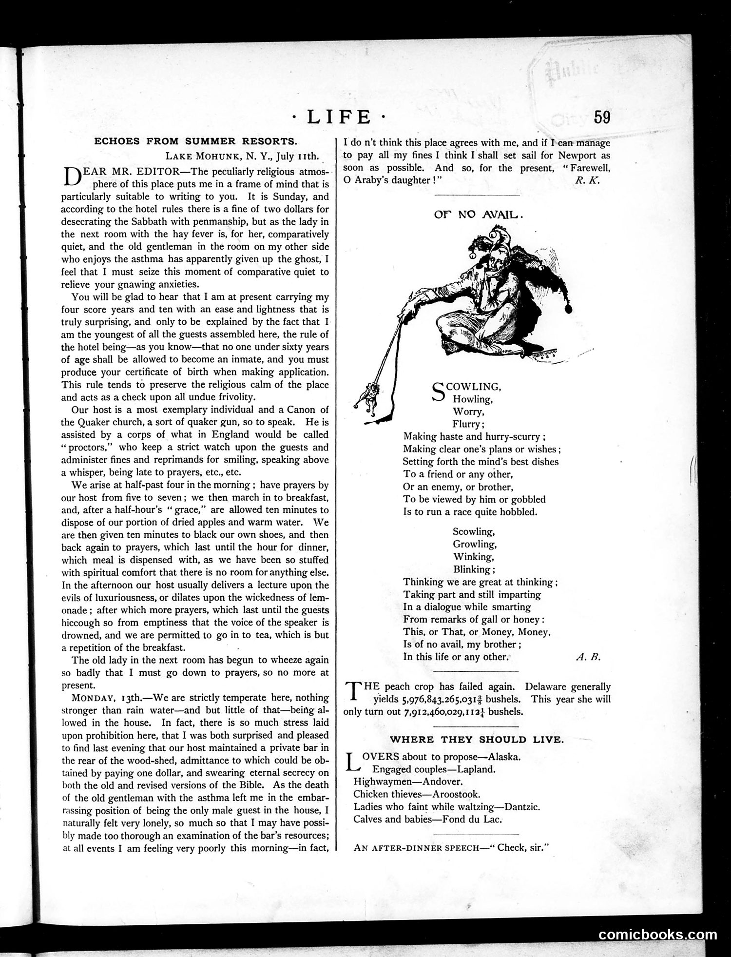 Life — July 29, 1886 — page 3: Life, 1886-07-29