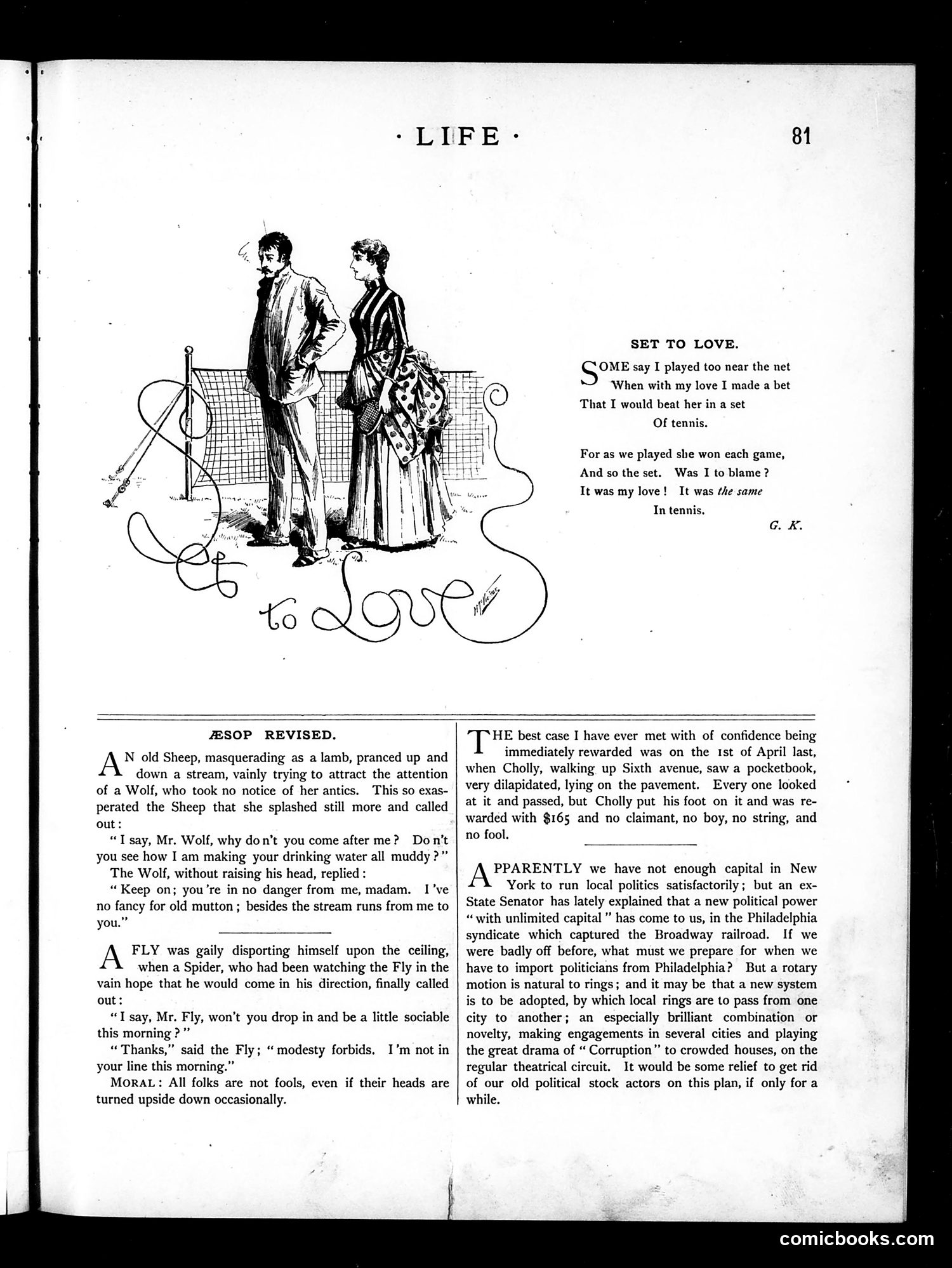 Life — August 5, 1886 — page 11: Life, 1886-08-05