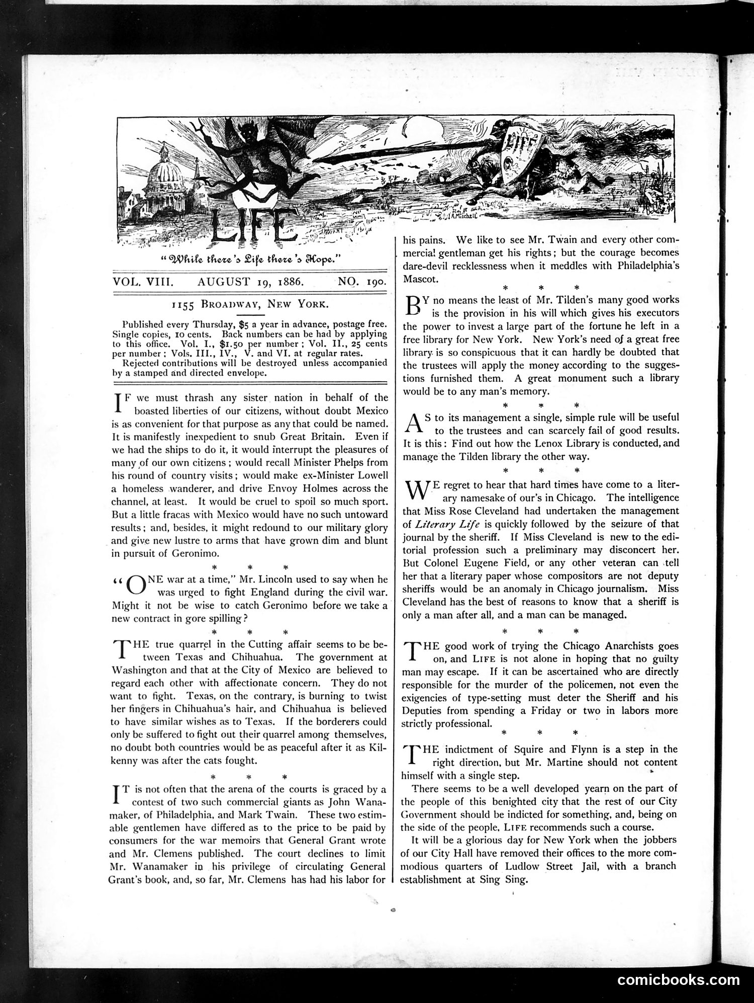 Life — August 19, 1886 — page 2: Life, 1886-08-19