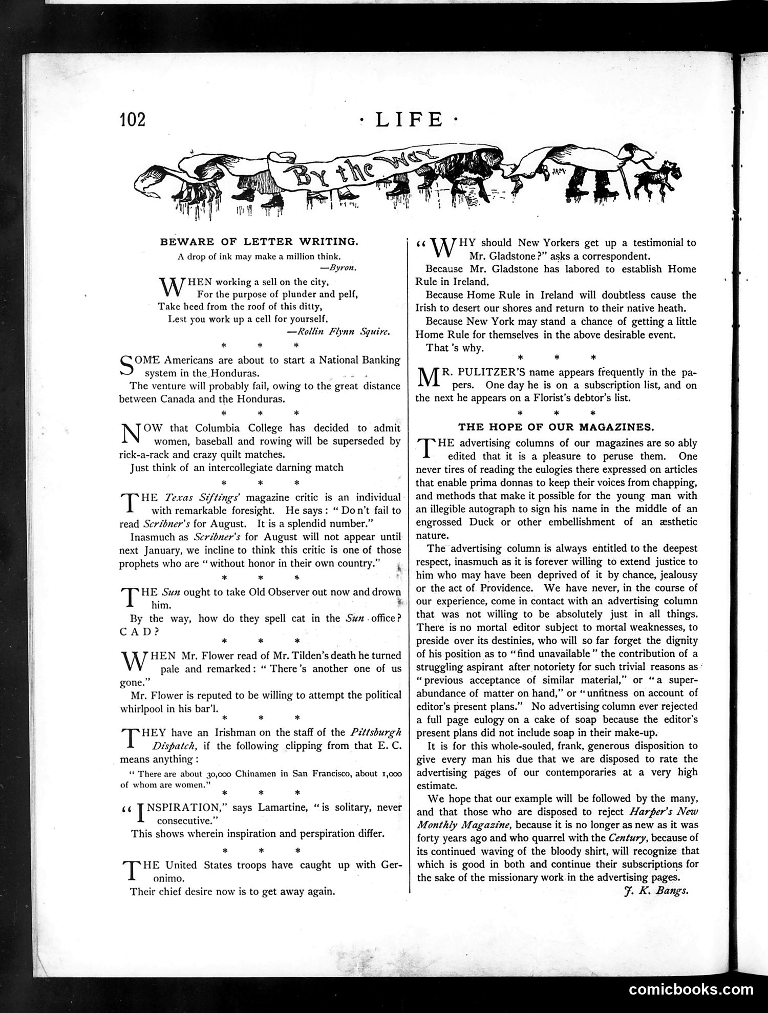 Life — August 19, 1886 — page 4: Life, 1886-08-19