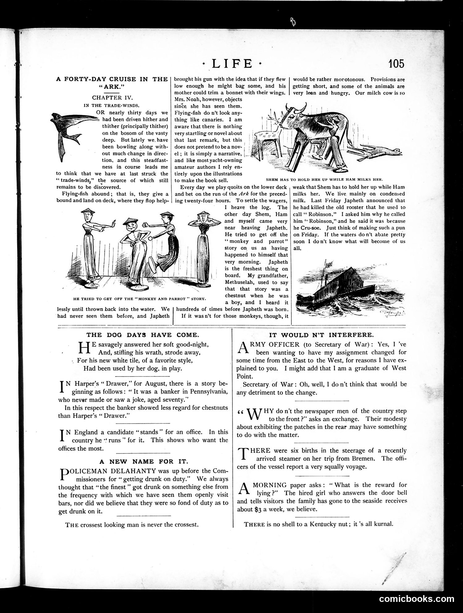 Life — August 19, 1886 — page 7: Life, 1886-08-19
