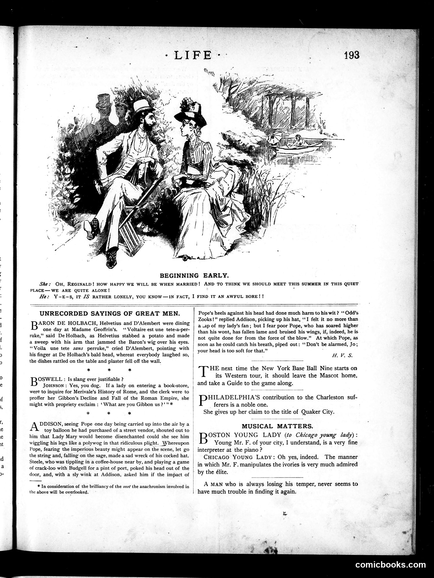 Life — September 30, 1886 — page 5: Life, 1886-09-30