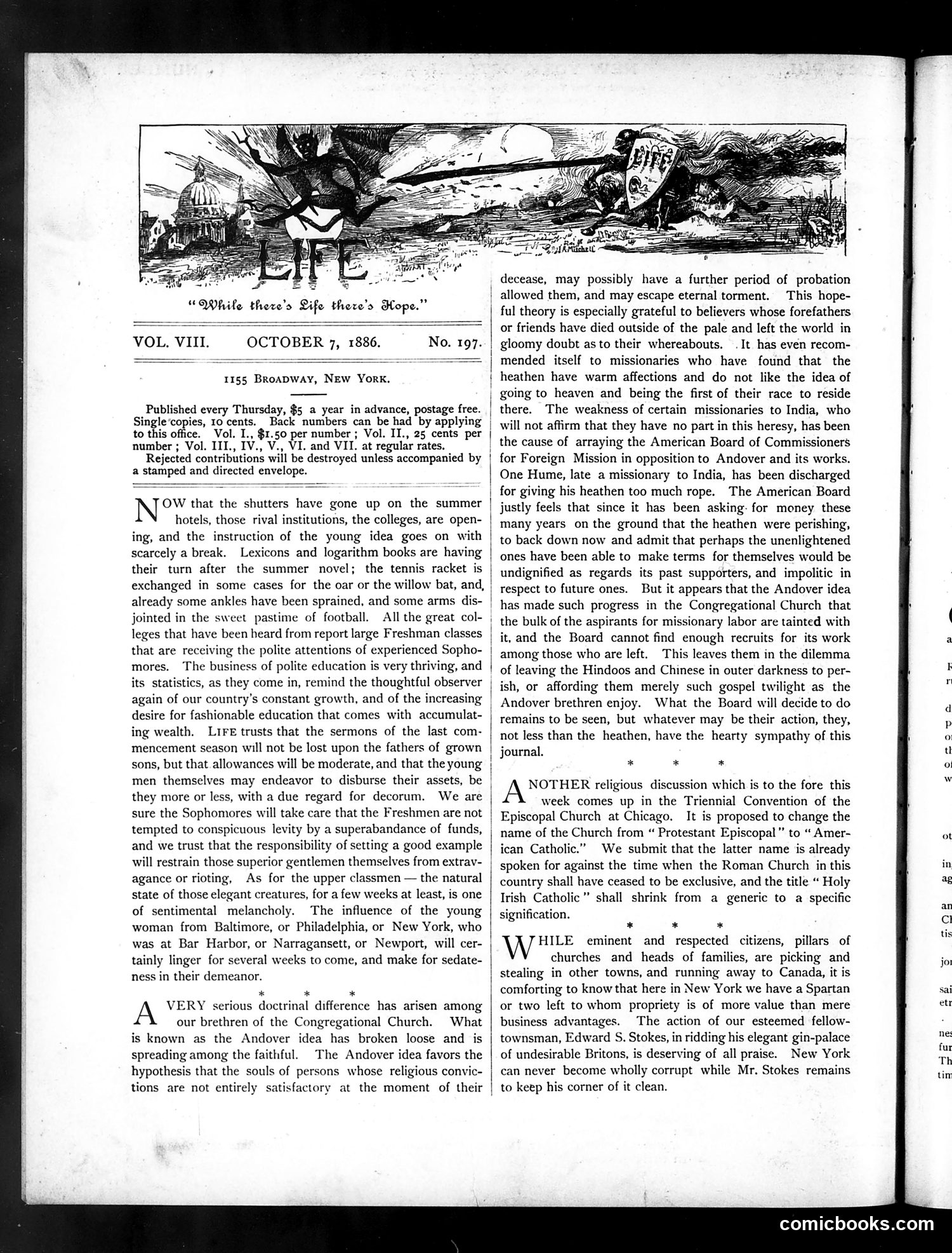 Life — October 7, 1886 — page 2: Life, 1886-10-07