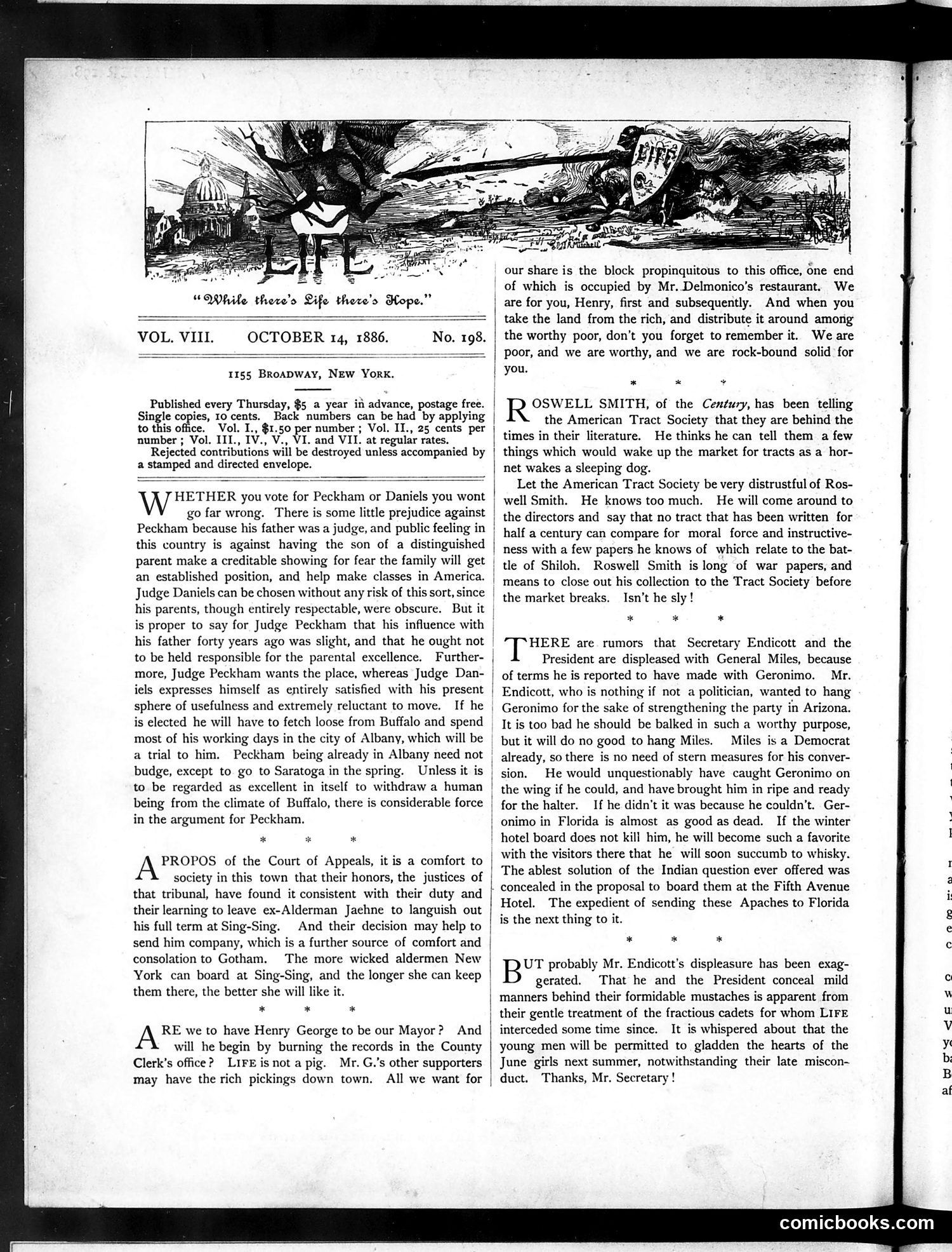 Life — October 14, 1886 — page 2: Life, 1886-10-14