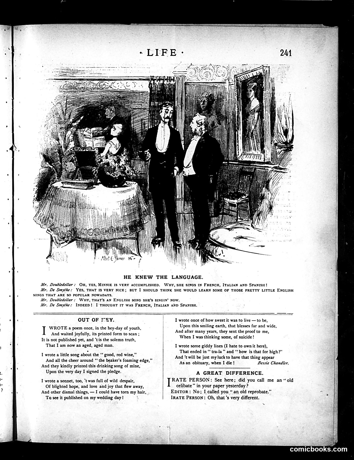 Life — October 21, 1886 — page 5: Life, 1886-10-21