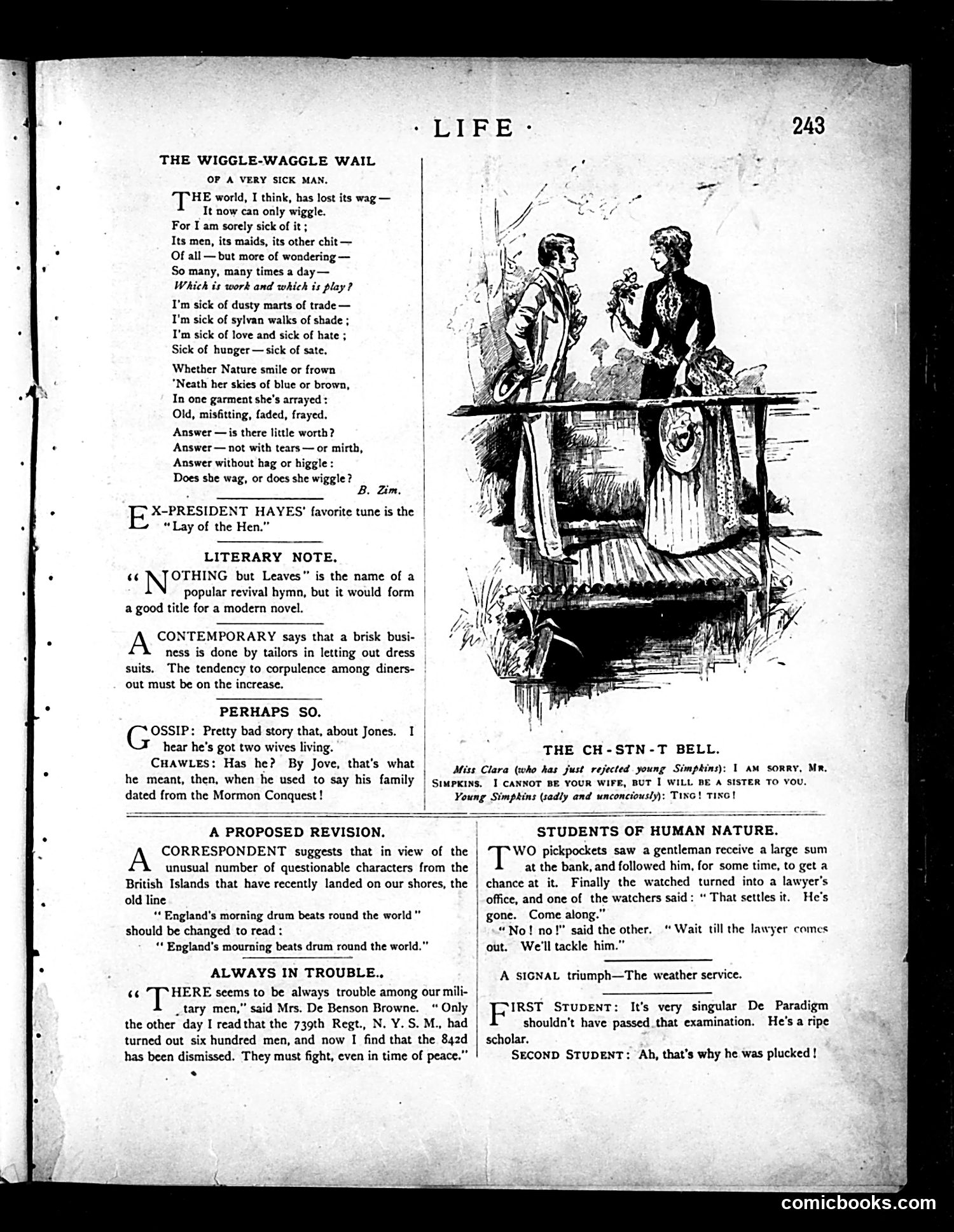 Life — October 21, 1886 — page 7: Life, 1886-10-21