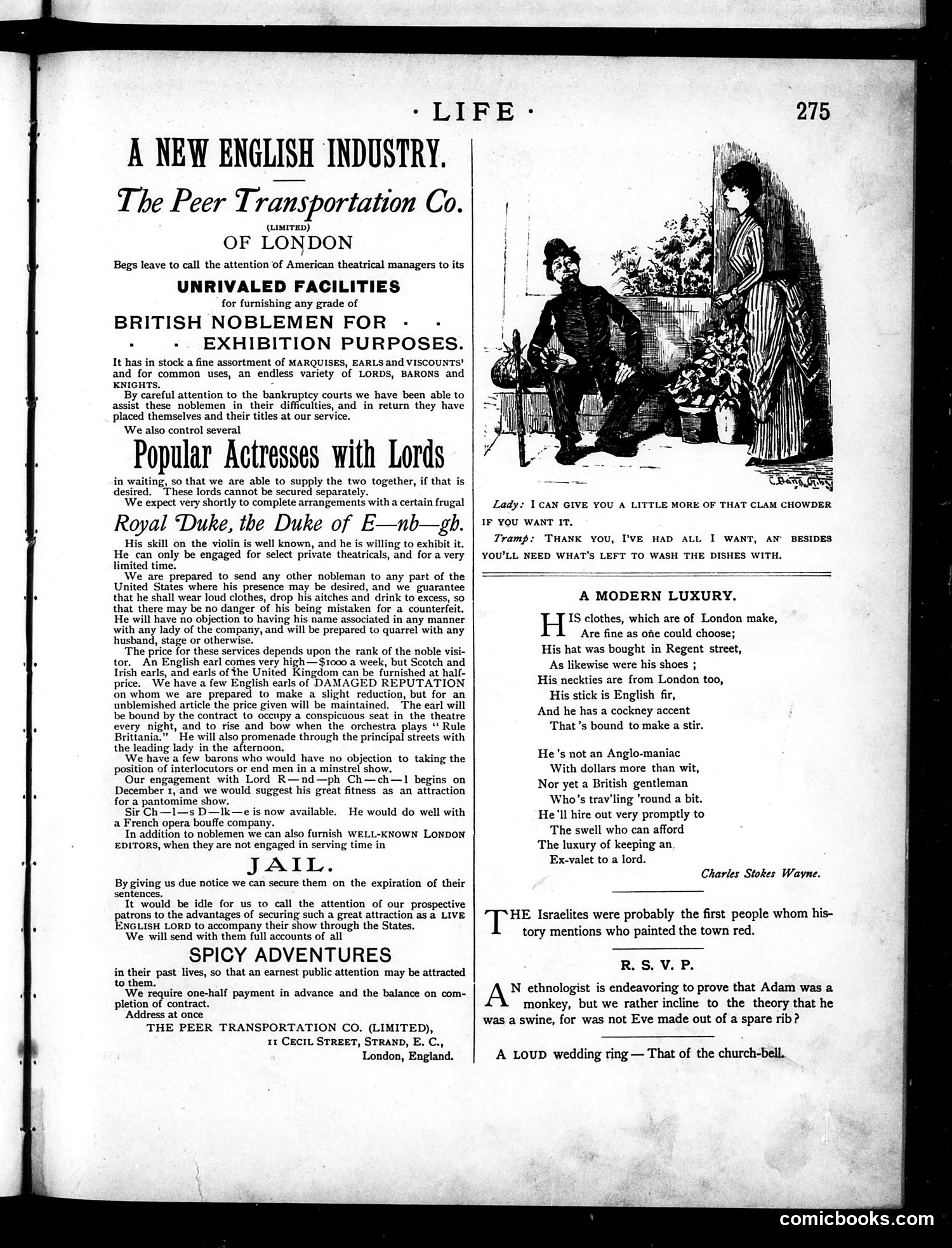 Life — November 4, 1886 — page 7: Life, 1886-11-04