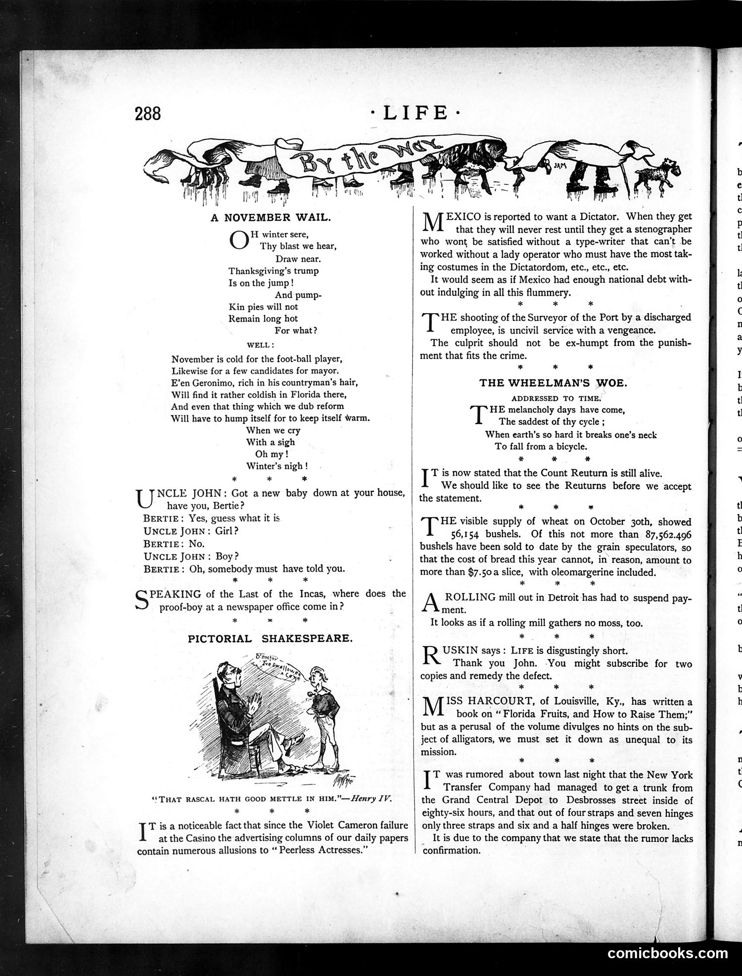 Life — November 11, 1886 — page 4: Life, 1886-11-11