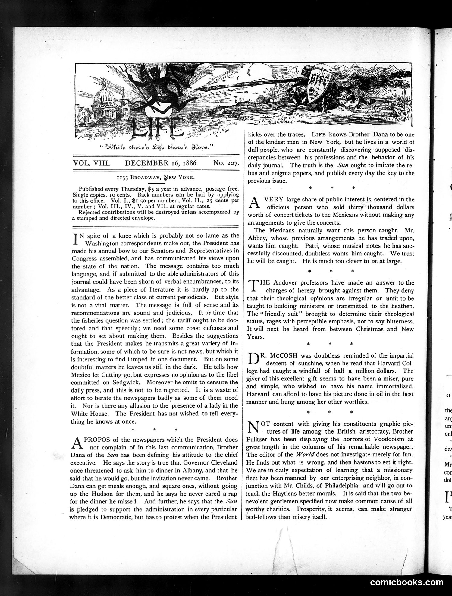 Life — December 16, 1886 — page 2: Life, 1886-12-16