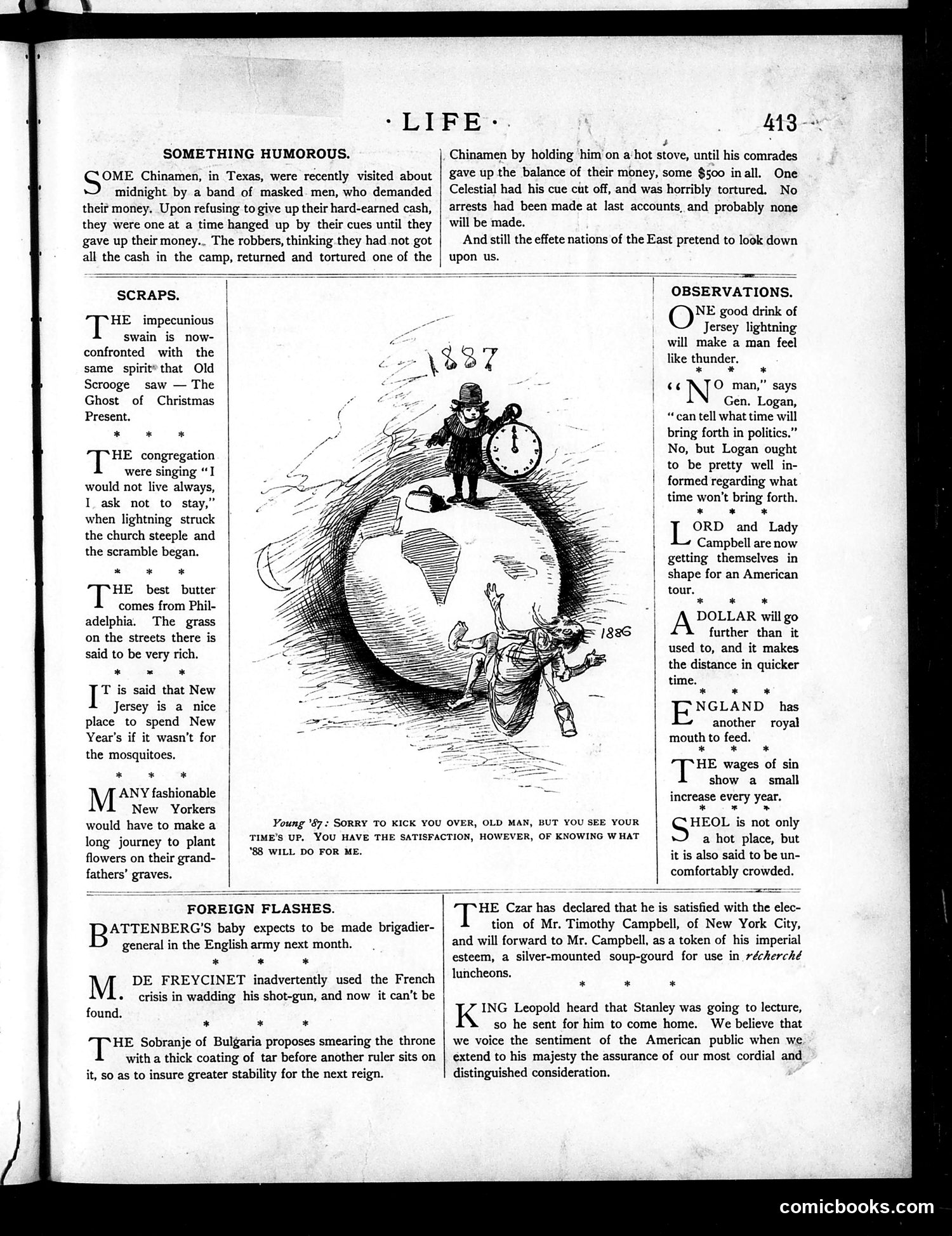 Life — December 30, 1886 — page 3: Life, 1886-12-30