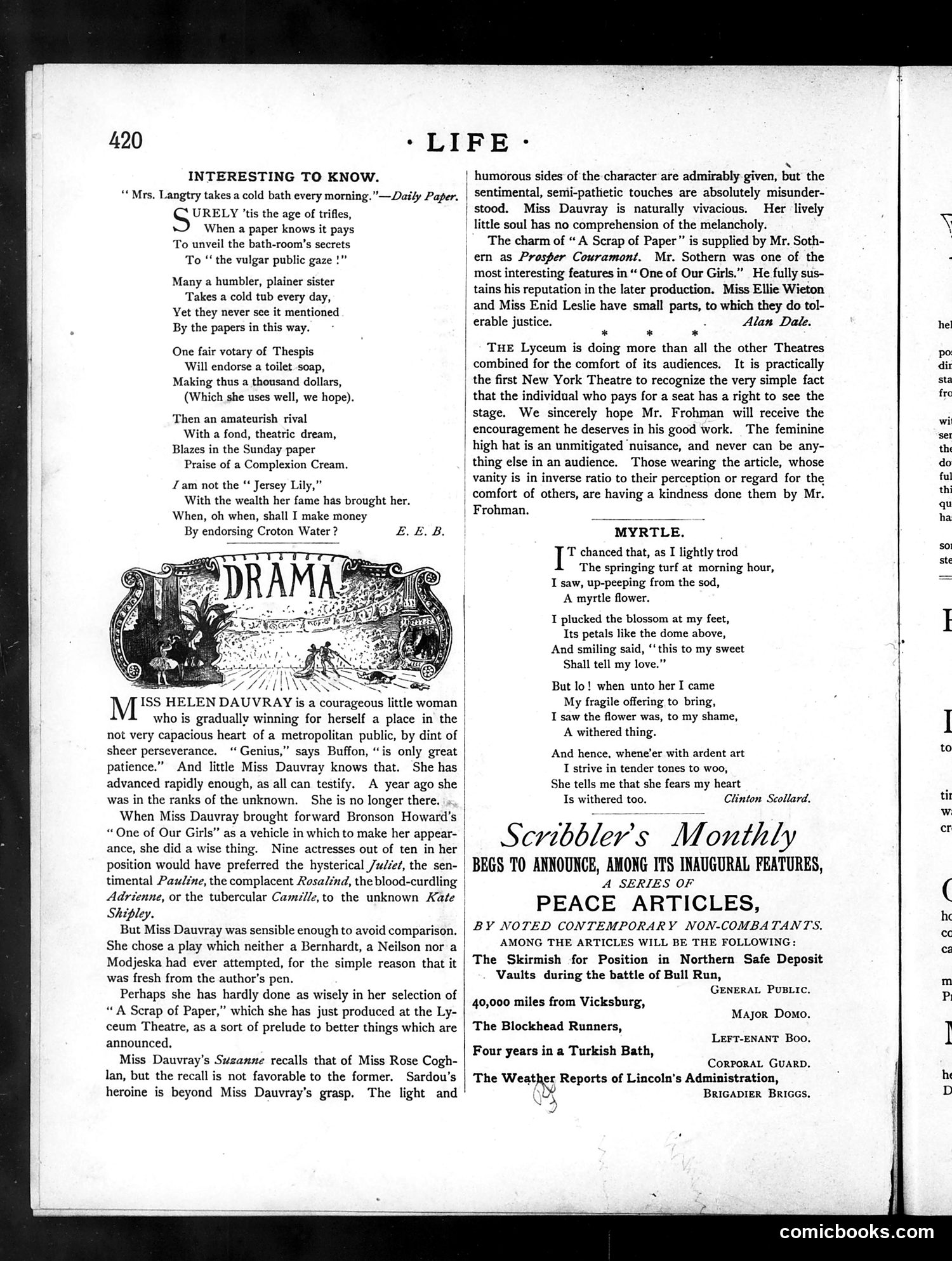 Life — December 30, 1886 — page 10: Life, 1886-12-30