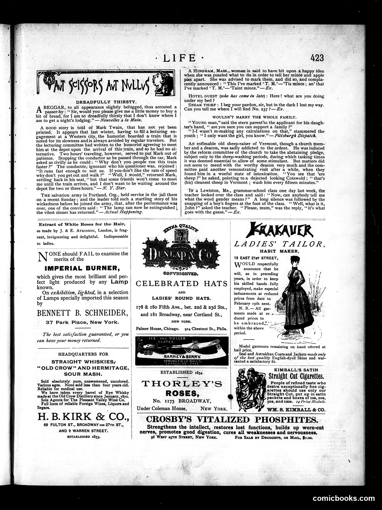 Life — December 30, 1886 — page 13: Life, 1886-12-30