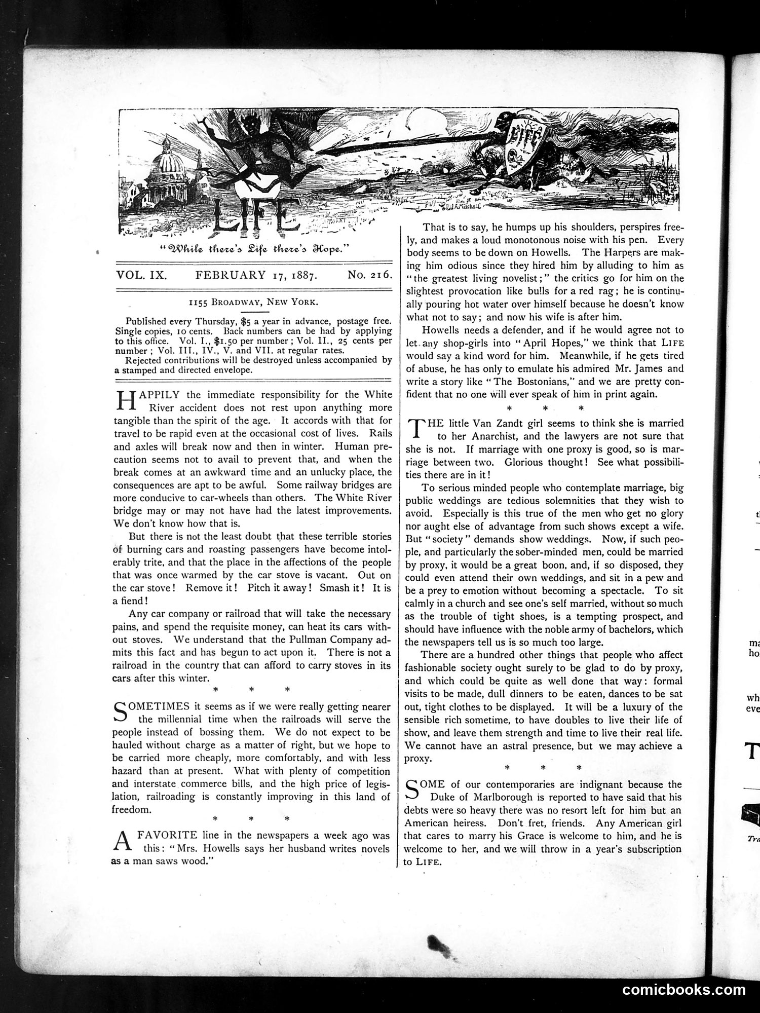 Life — February 17, 1887 — page 4: Life, 1887-02-17