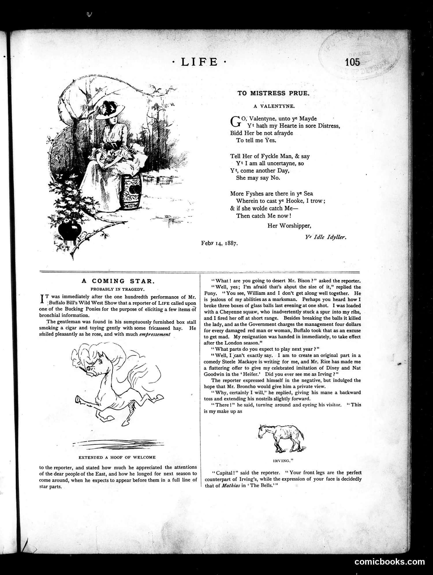 Life — February 24, 1887 — page 5: Life, 1887-02-24