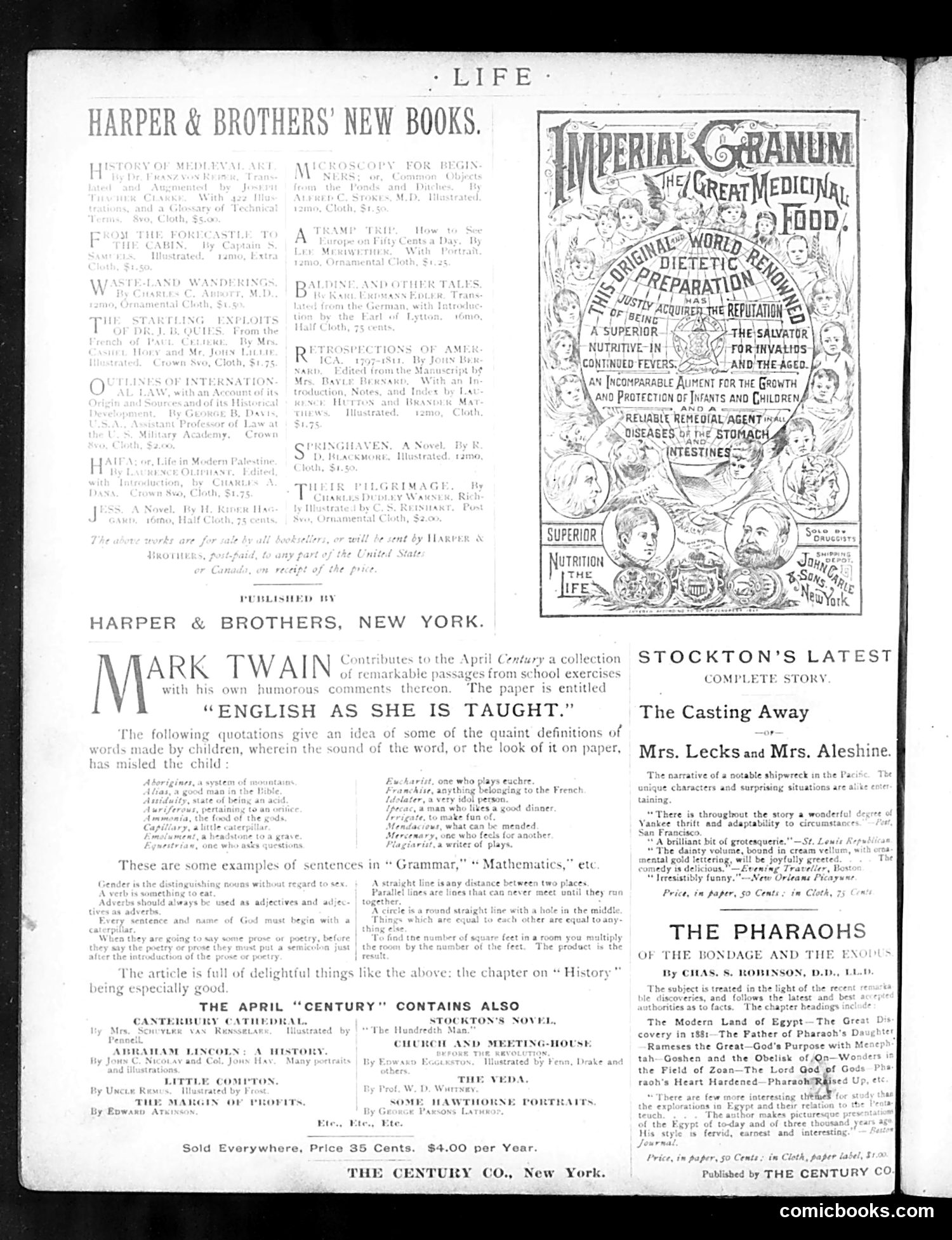 Life — April 7, 1887 — page 2: Life, 1887-04-07