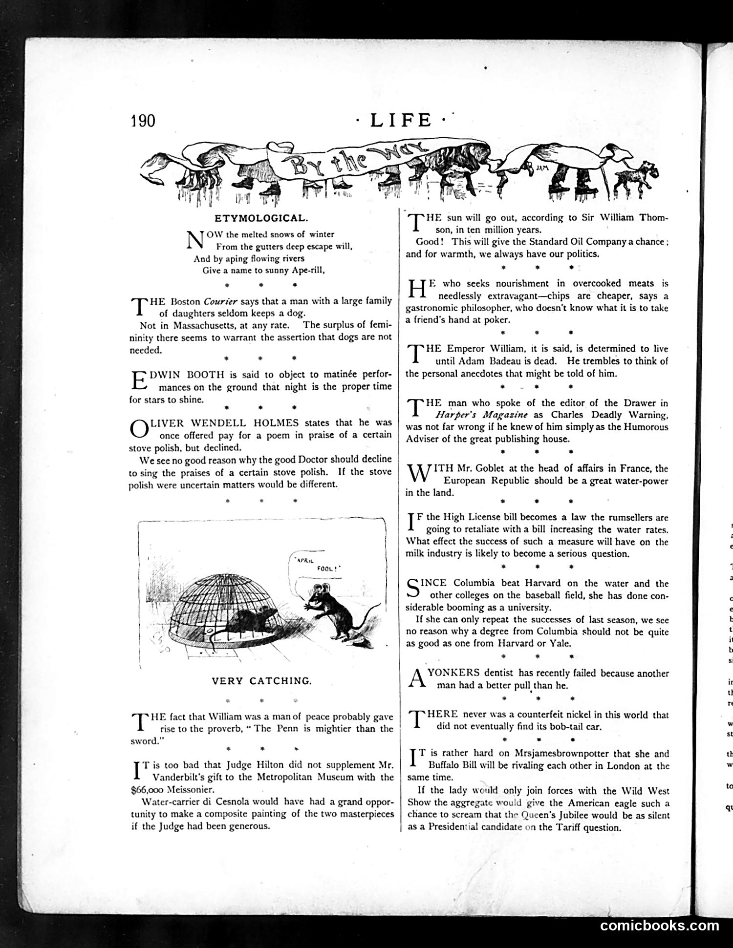 Life — April 7, 1887 — page 6: Life, 1887-04-07