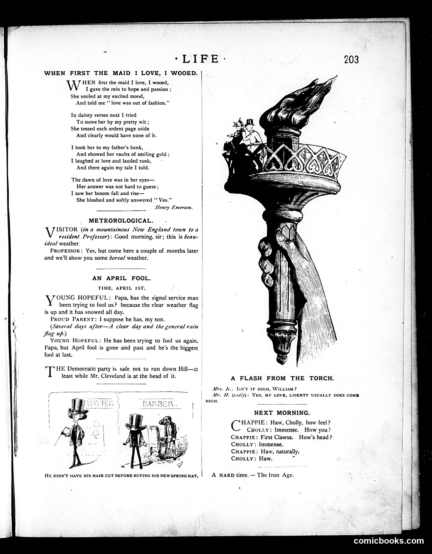 Life — April 14, 1887 — page 3: Life, 1887-04-14