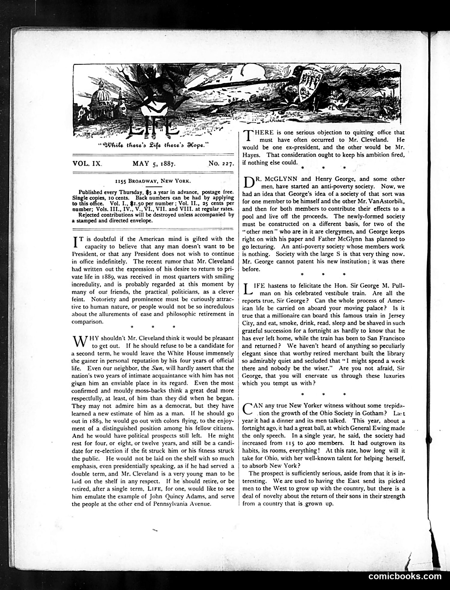 Life — May 5, 1887 — page 2: Life, 1887-05-05