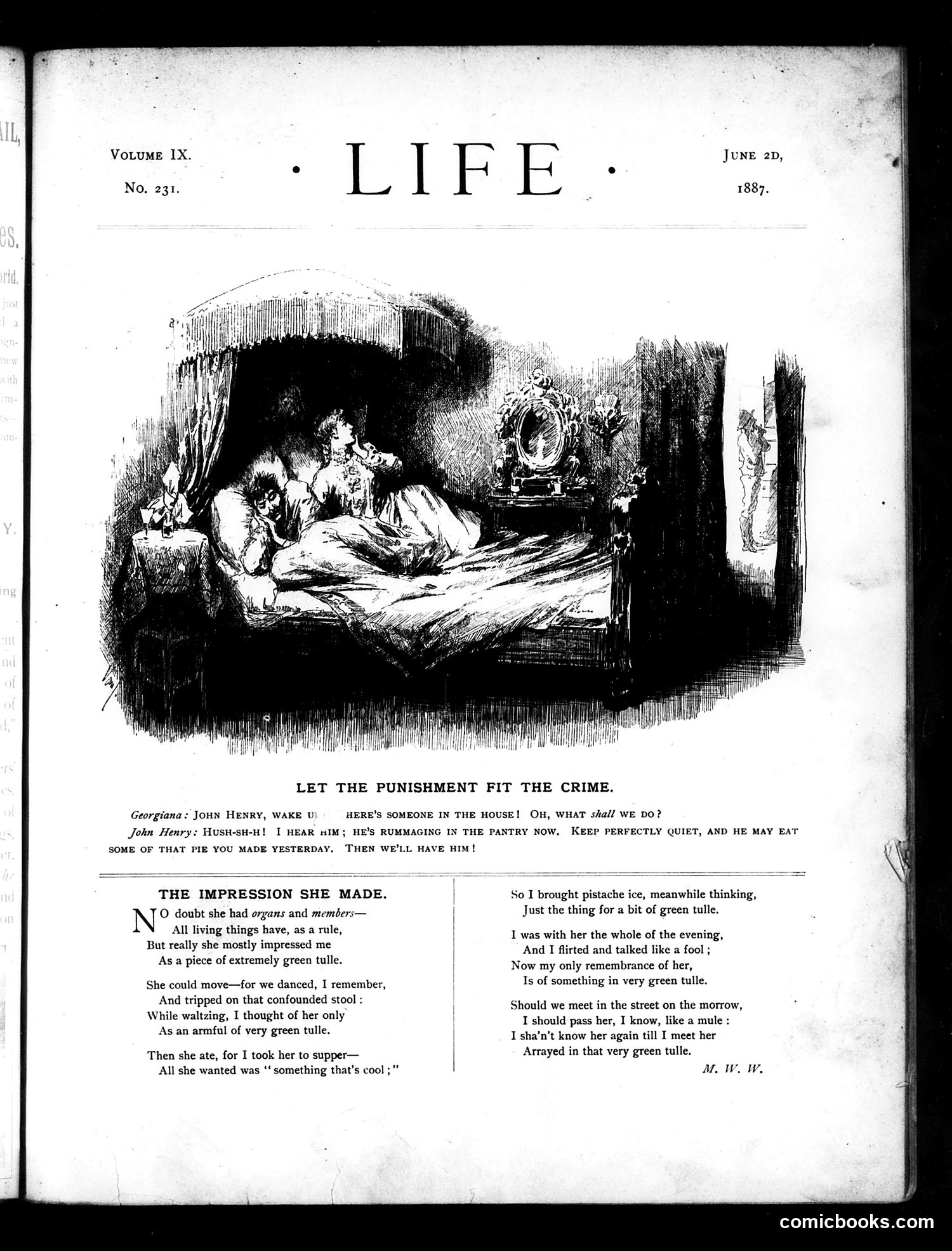 Life — June 2, 1887 — page 1: Life, 1887-06-02