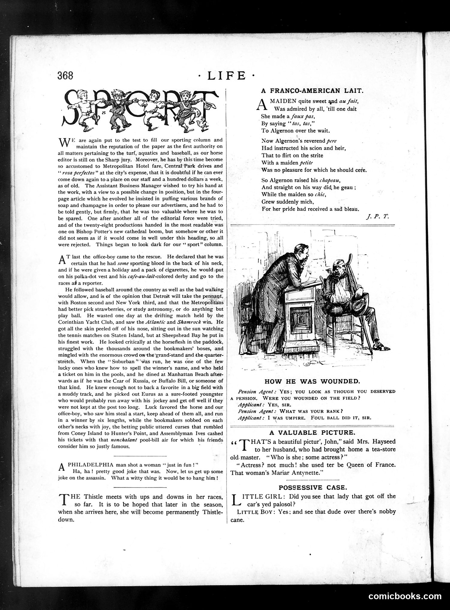 Life — June 30, 1887 — page 12: Life, 1887-06-30