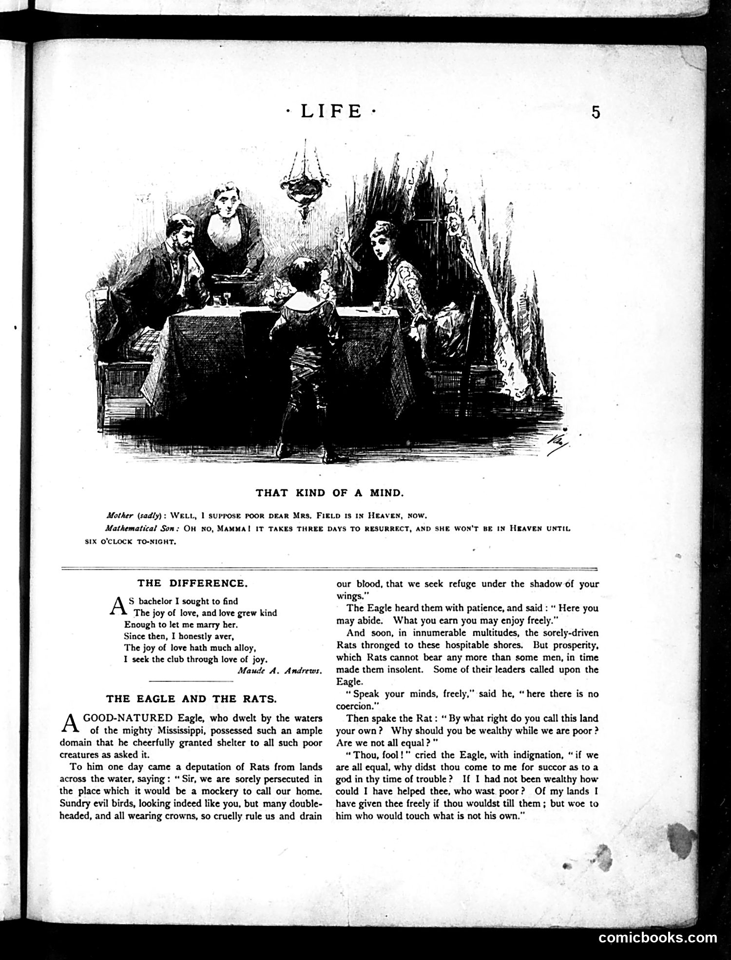 Life — July 7, 1887 — page 5: Life, 1887-07-07