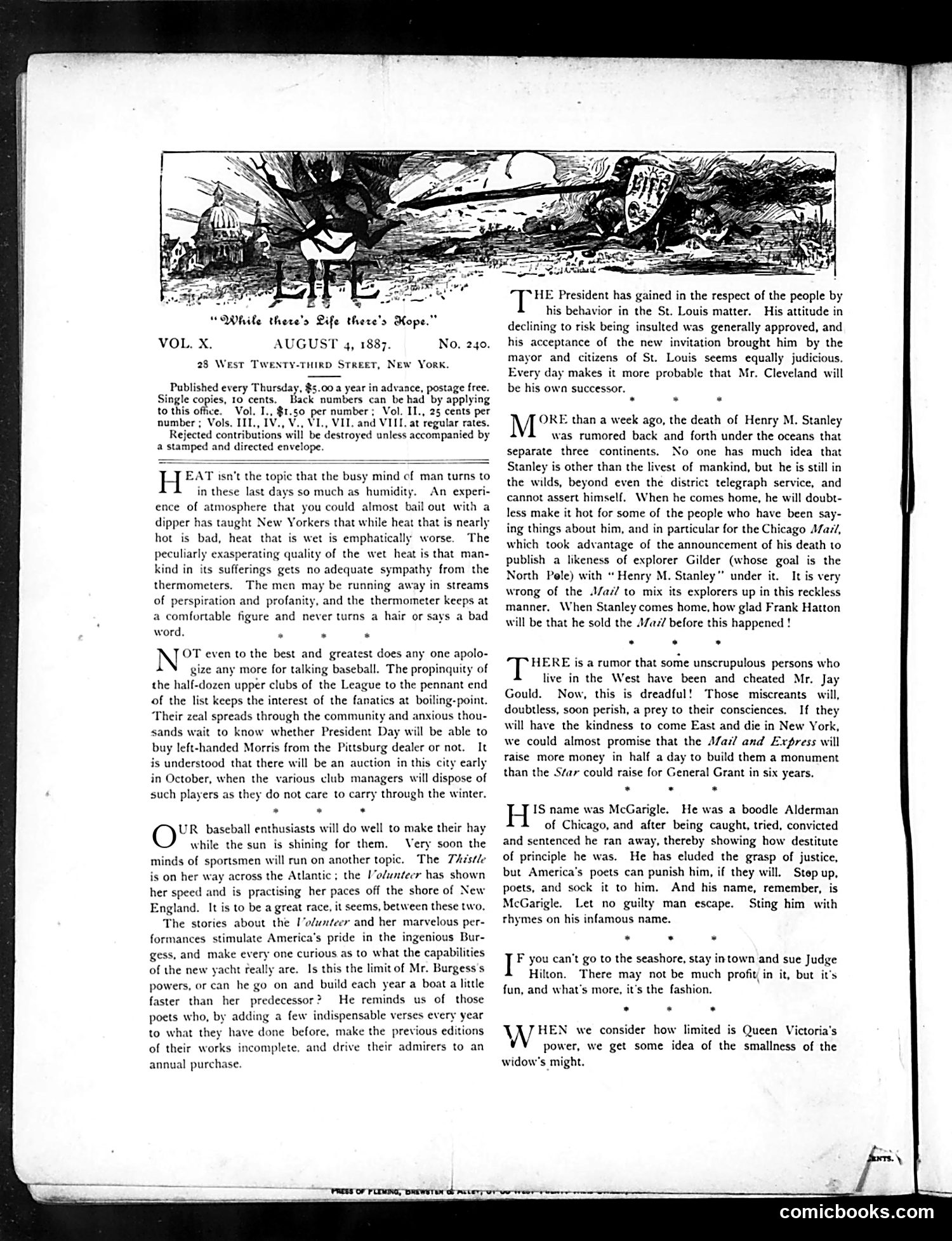 Life — August 4, 1887 — page 2: Life, 1887-08-04