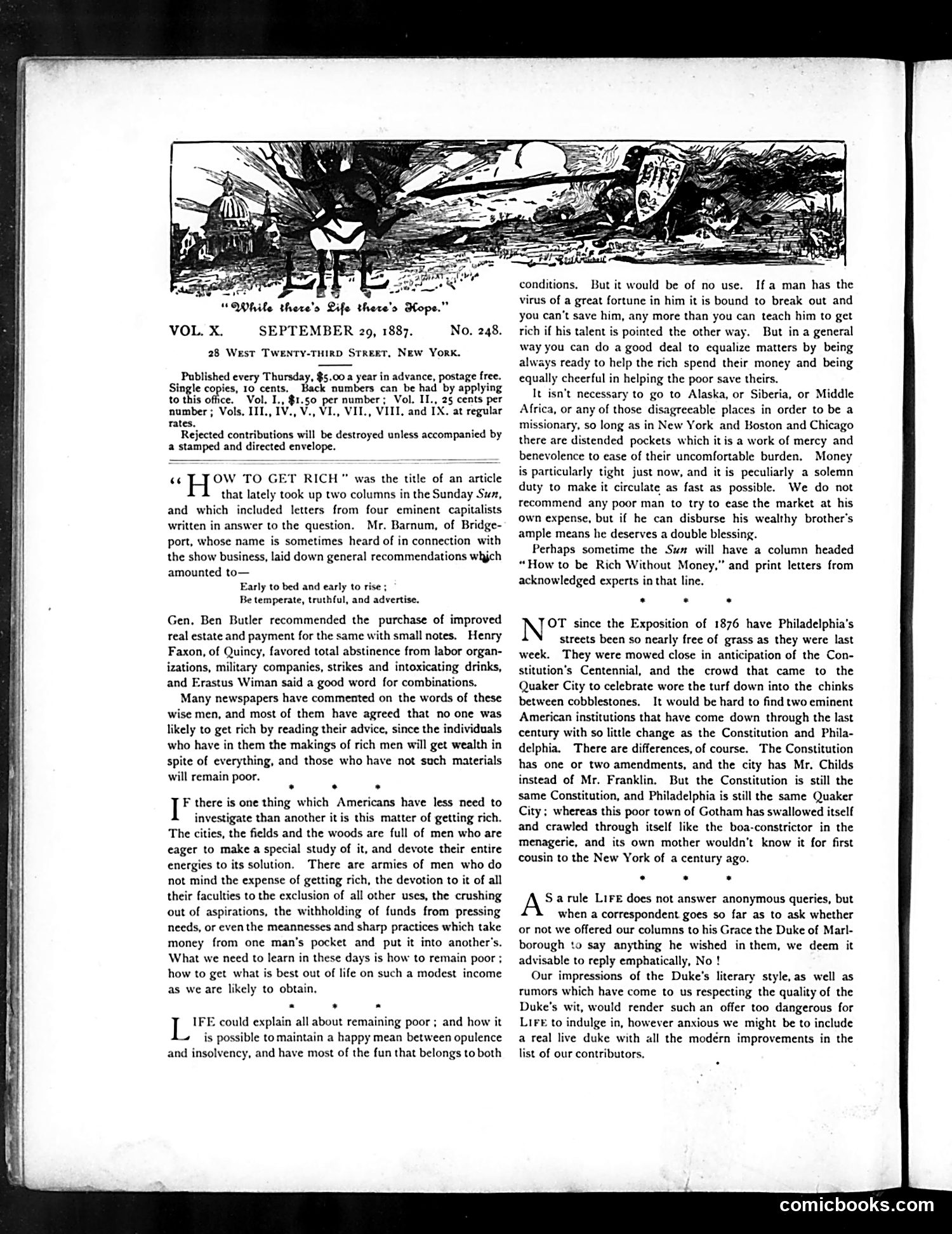 Life — September 29, 1887 — page 2: Life, 1887-09-29