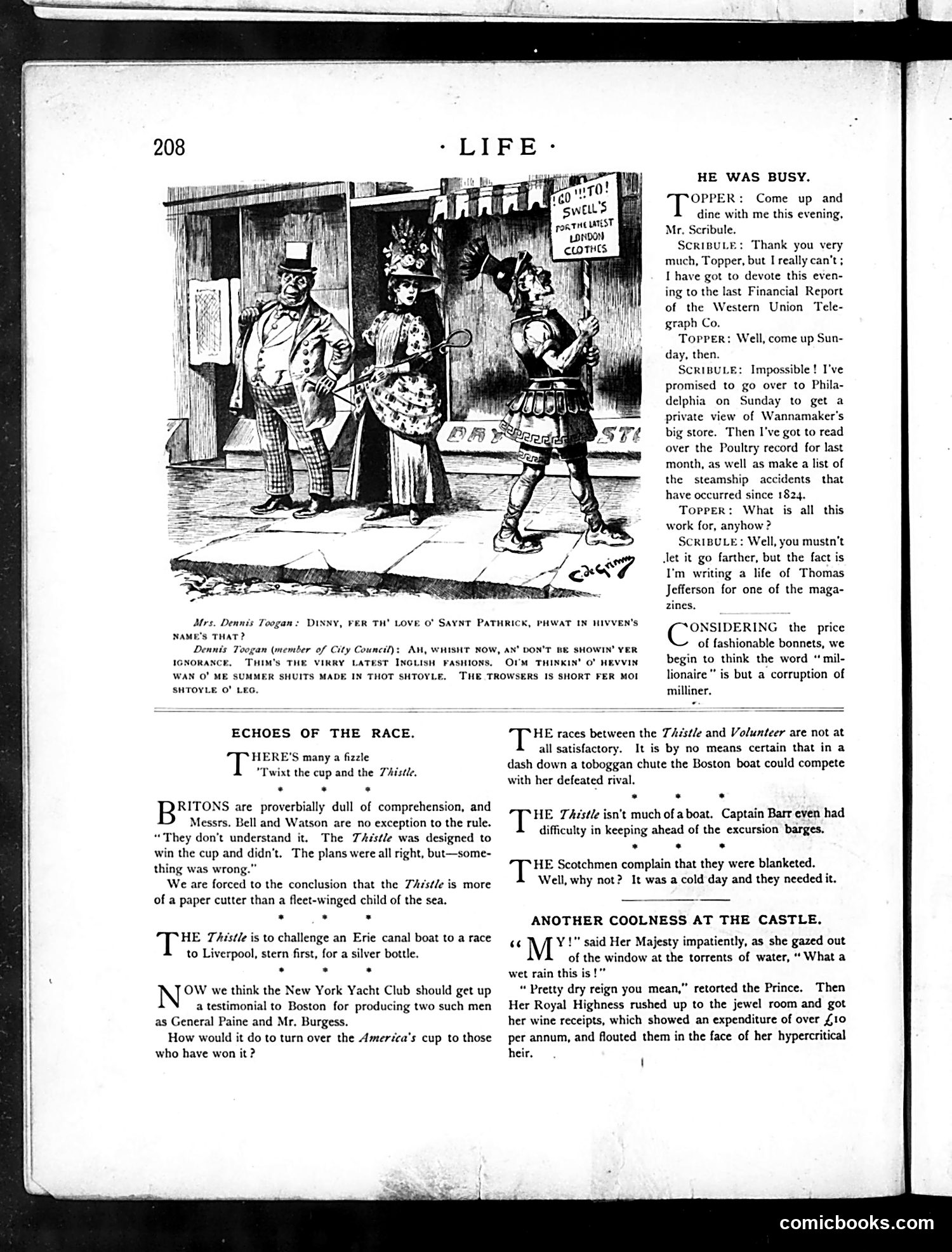 Life — October 13, 1887 — page 12: Life, 1887-10-13