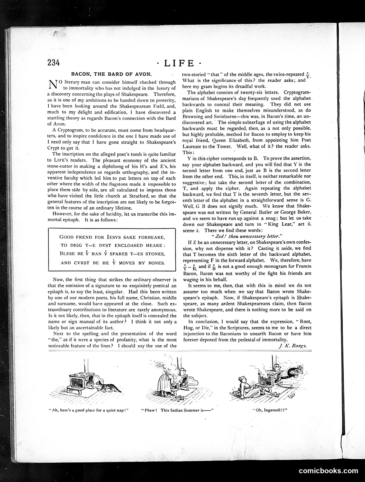 Life — October 27, 1887 — page 10: Life, 1887-10-27