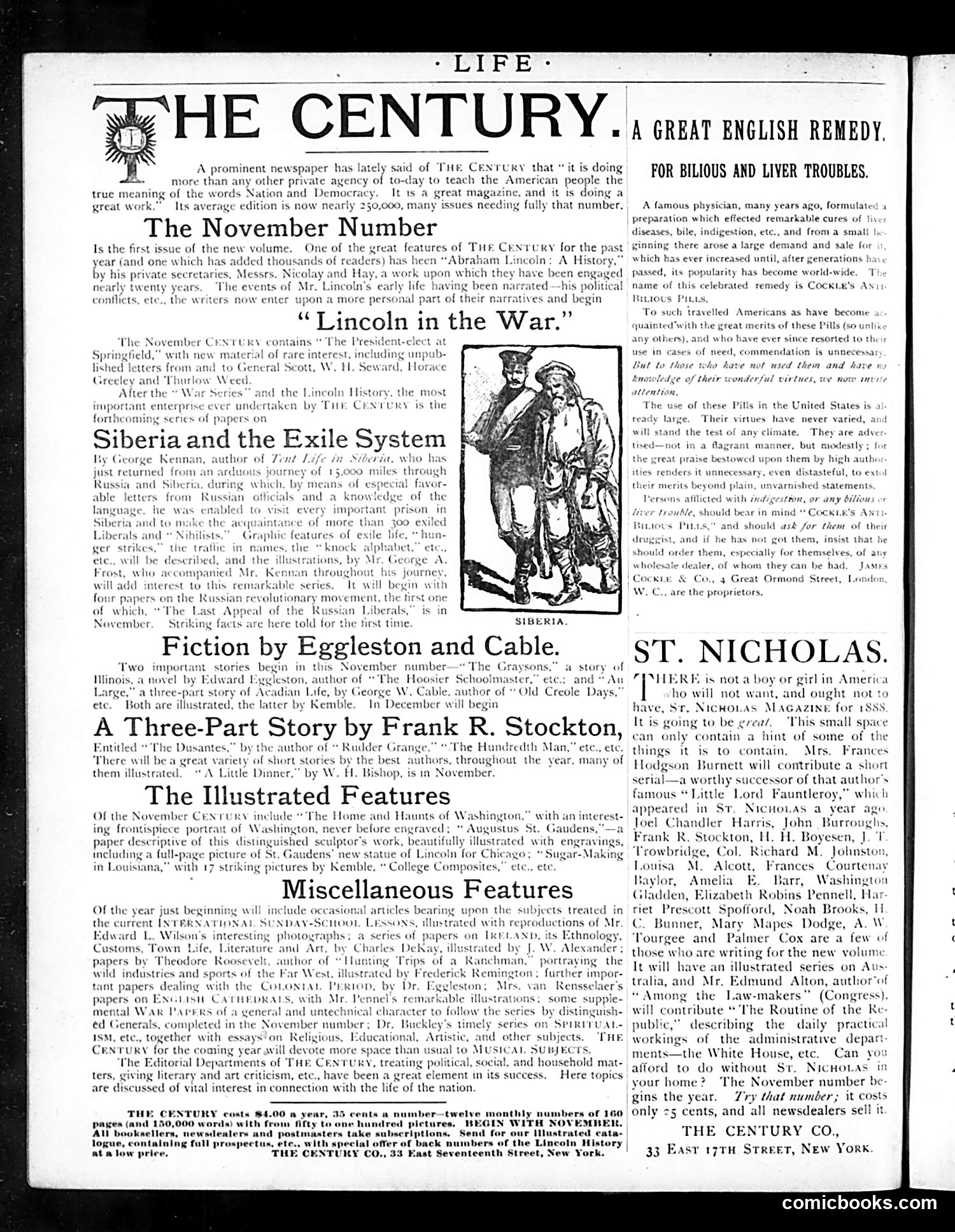 Life — November 3, 1887 — page 2: Life, 1887-11-03