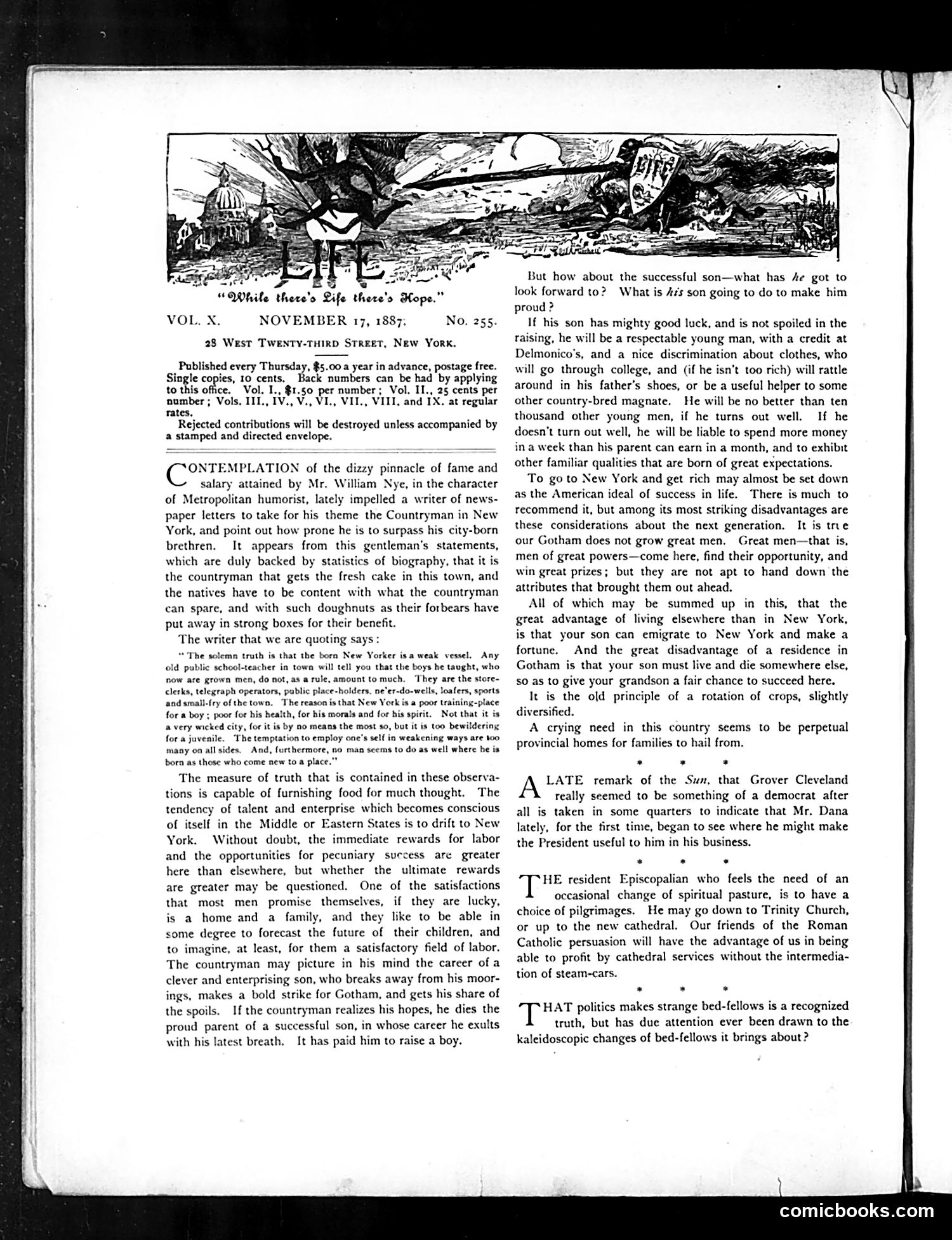 Life — November 17, 1887 — page 2: Life, 1887-11-17