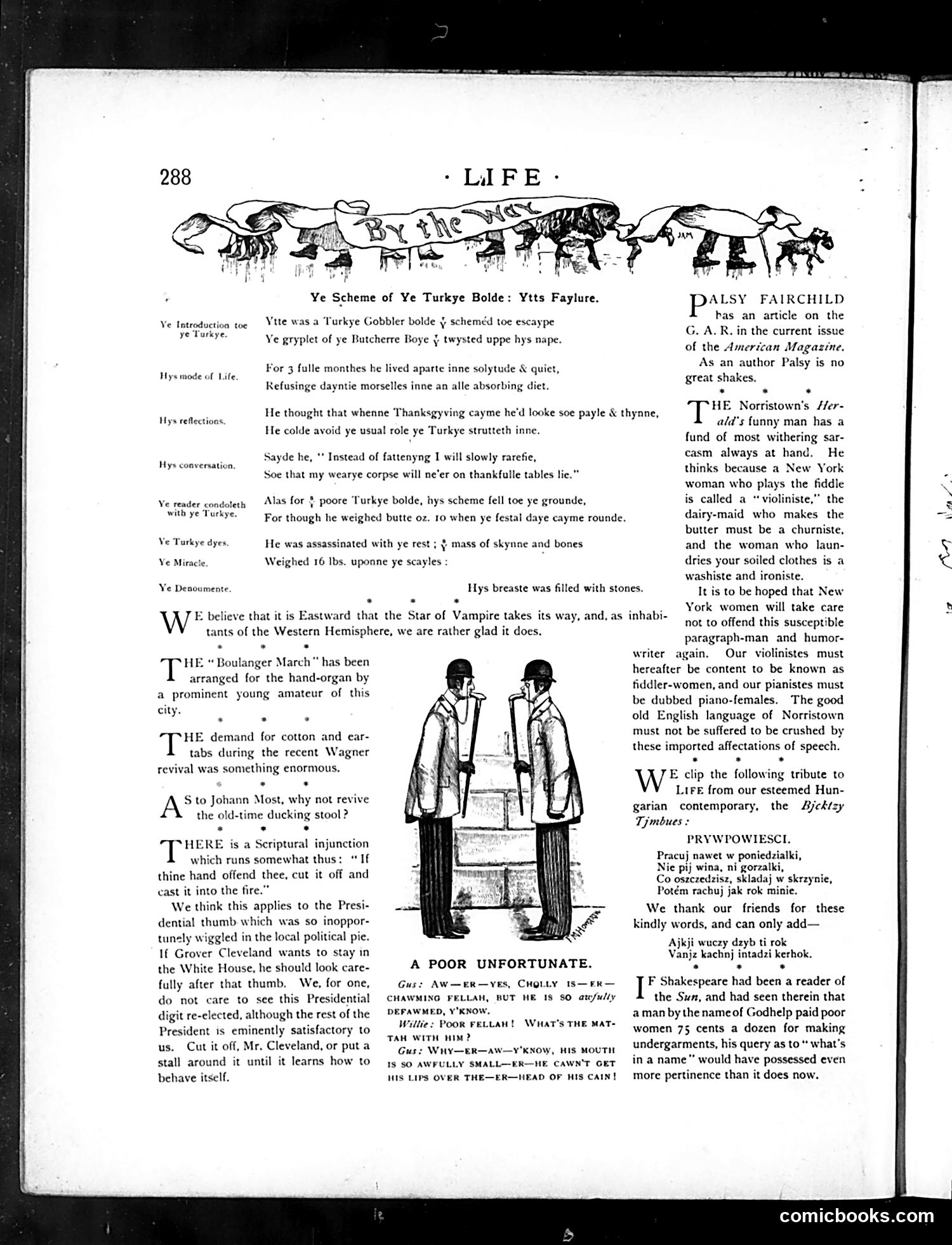 Life — November 24, 1887 — page 6: Life, 1887-11-24