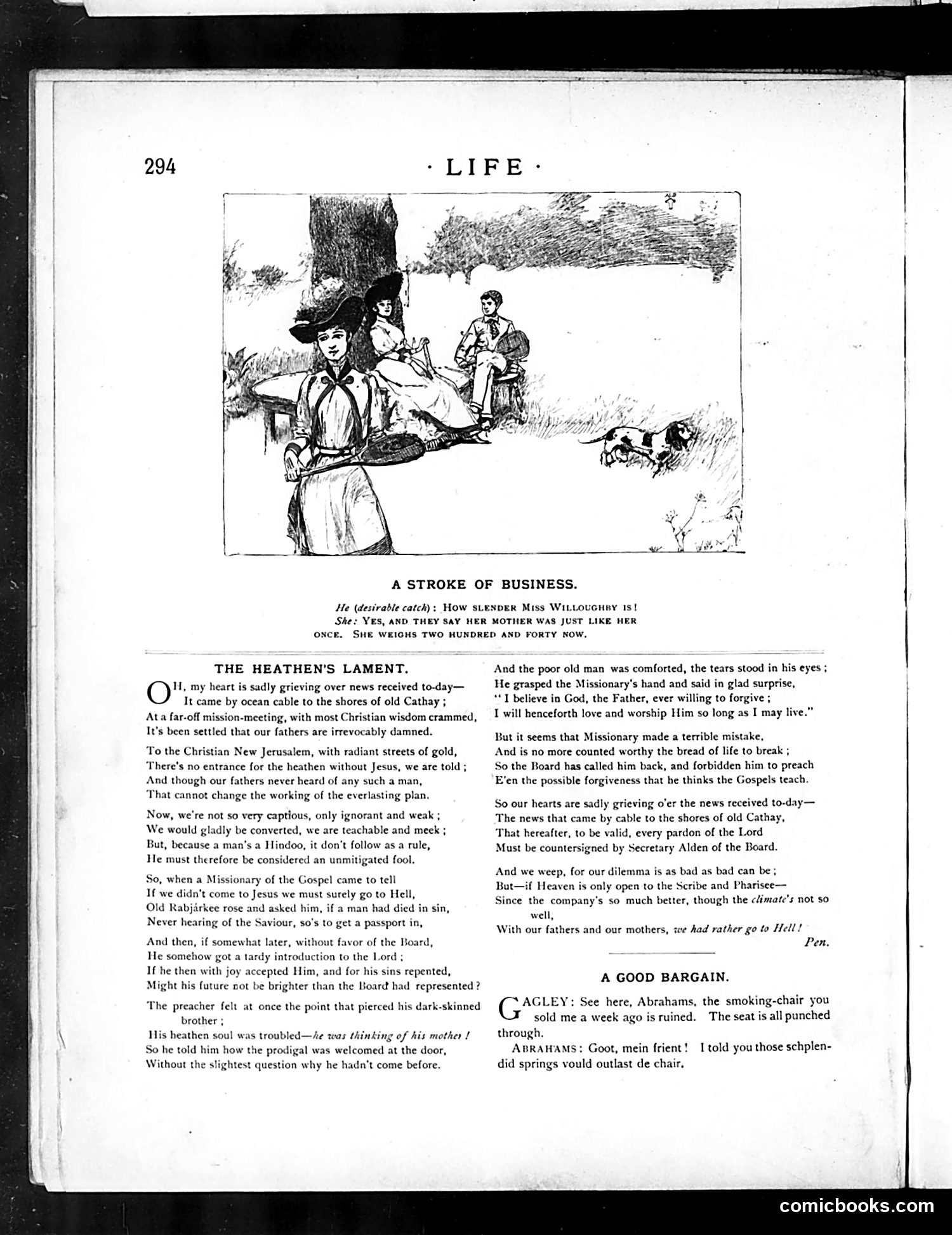 Life — November 24, 1887 — page 12: Life, 1887-11-24