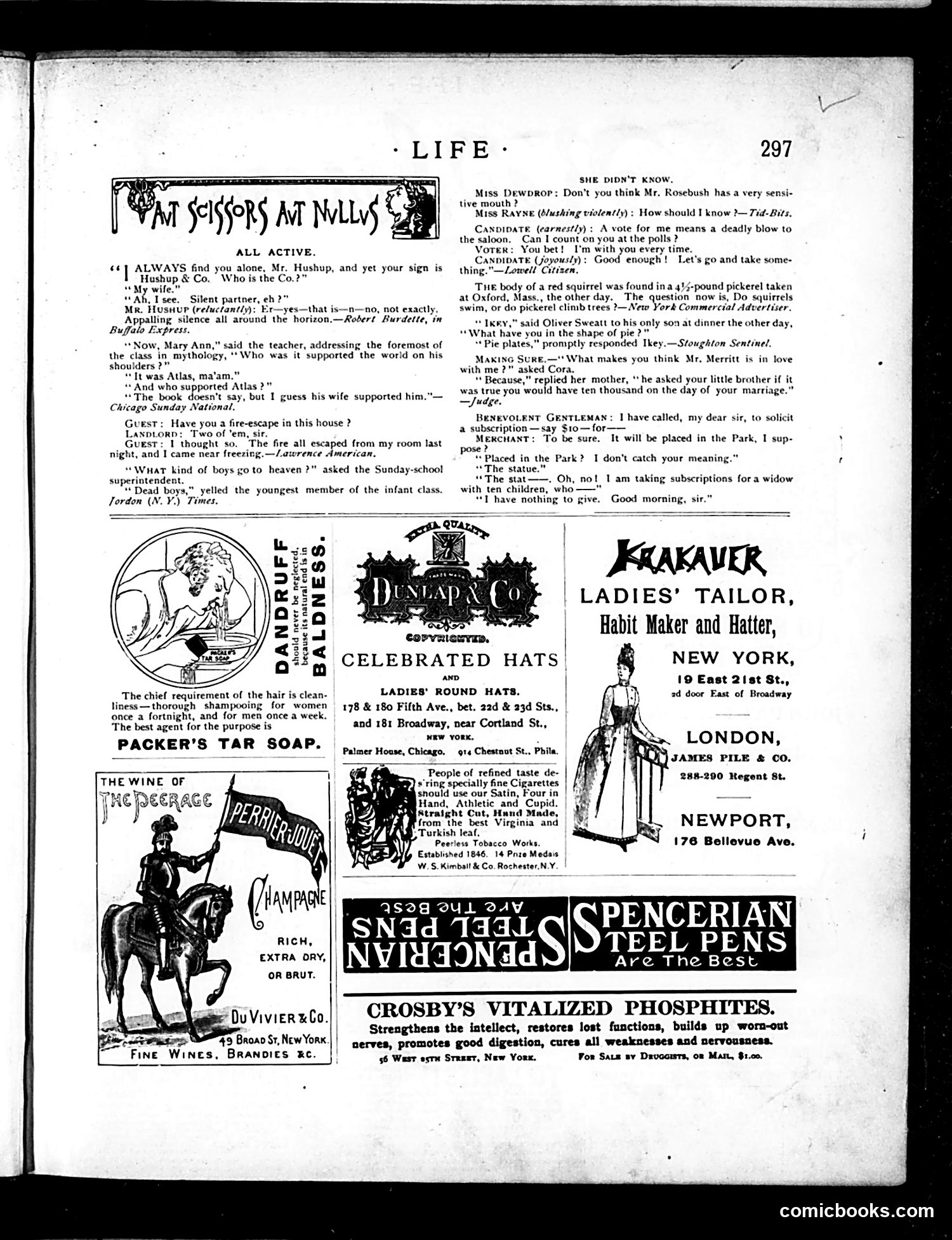 Life — November 24, 1887 — page 15: Life, 1887-11-24