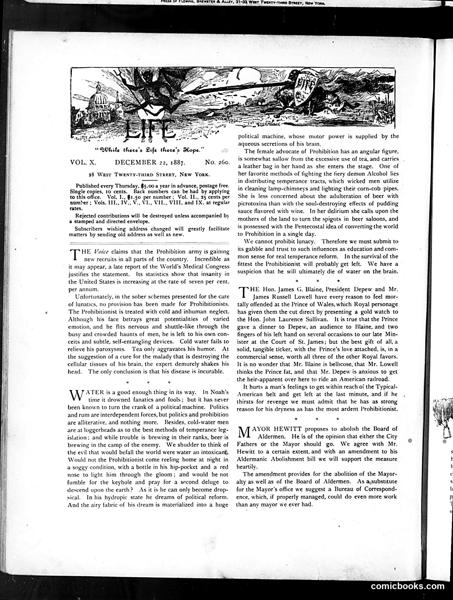 Life — December 22, 1887 — page 2: Life, 1887-12-22